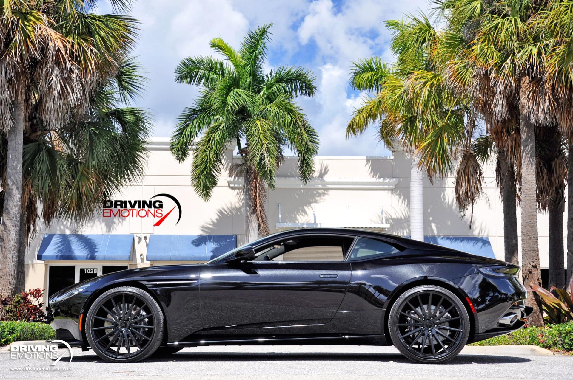 Used 2019 Aston Martin DB11 V8 COUPE! CUSTOM SAVINI WHEELS! METALLIC BLACK PAINT! LOW MILES!! | St. Petersburg, FL