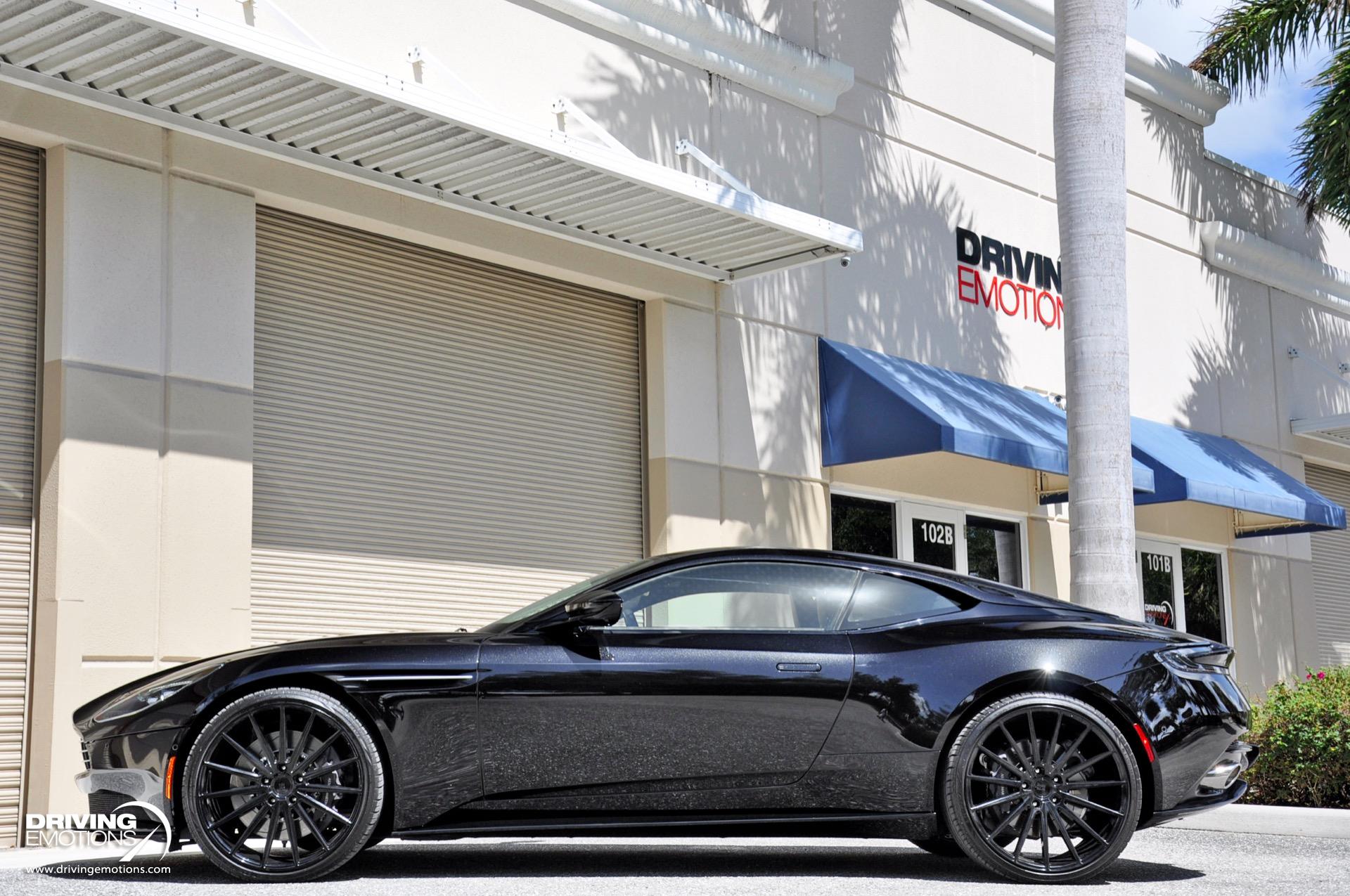 Used 2019 Aston Martin DB11 V8 COUPE! CUSTOM SAVINI WHEELS! METALLIC BLACK PAINT! LOW MILES!! | St. Petersburg, FL