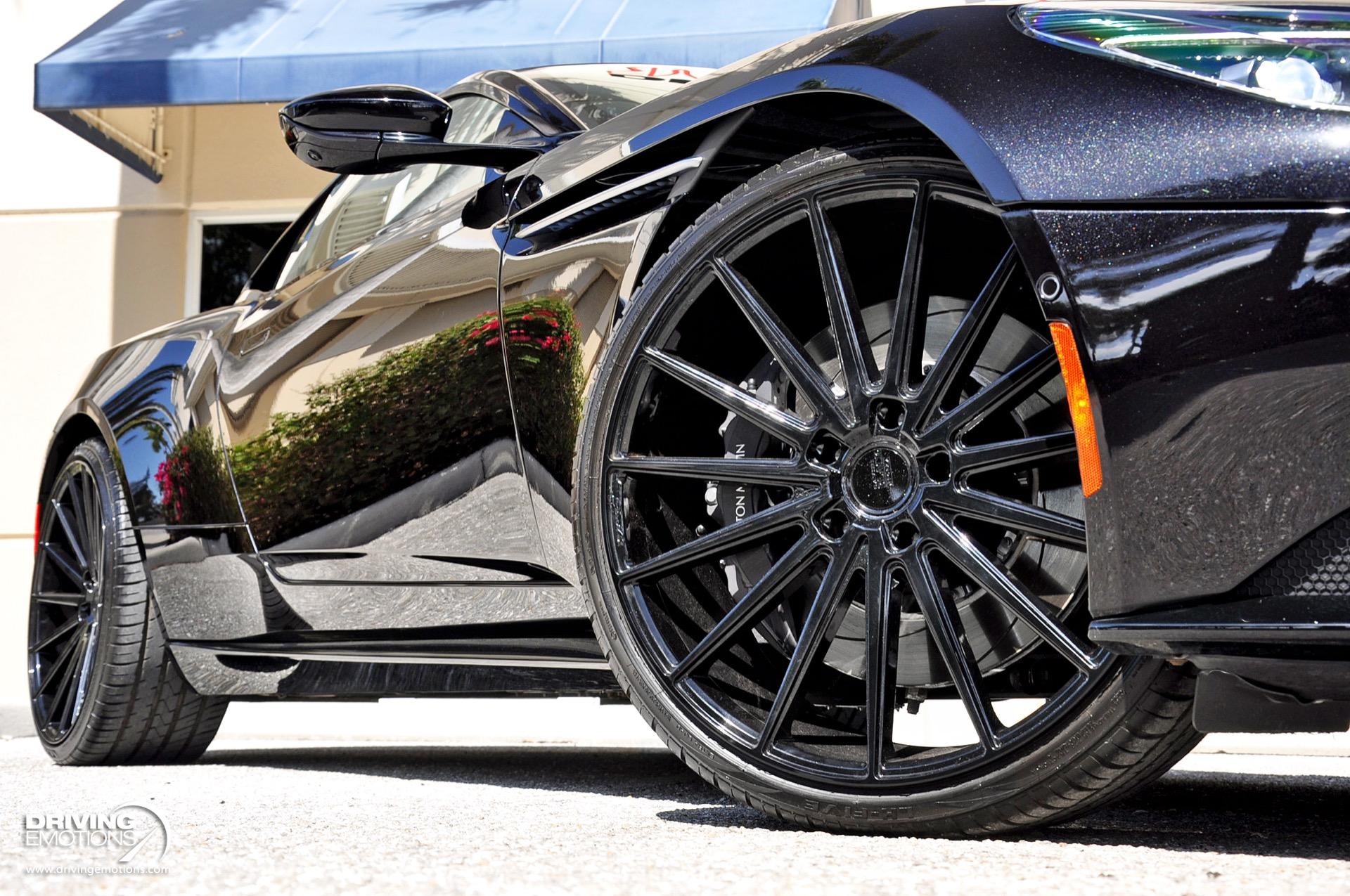 Used 2019 Aston Martin DB11 V8 COUPE! CUSTOM SAVINI WHEELS! METALLIC BLACK PAINT! LOW MILES!! | St. Petersburg, FL