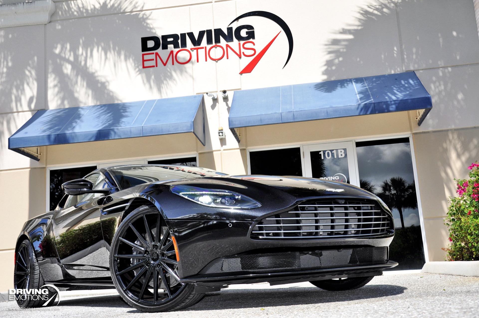 Used 2019 Aston Martin DB11 V8 COUPE! CUSTOM SAVINI WHEELS! METALLIC BLACK PAINT! LOW MILES!! | Lake Park, FL