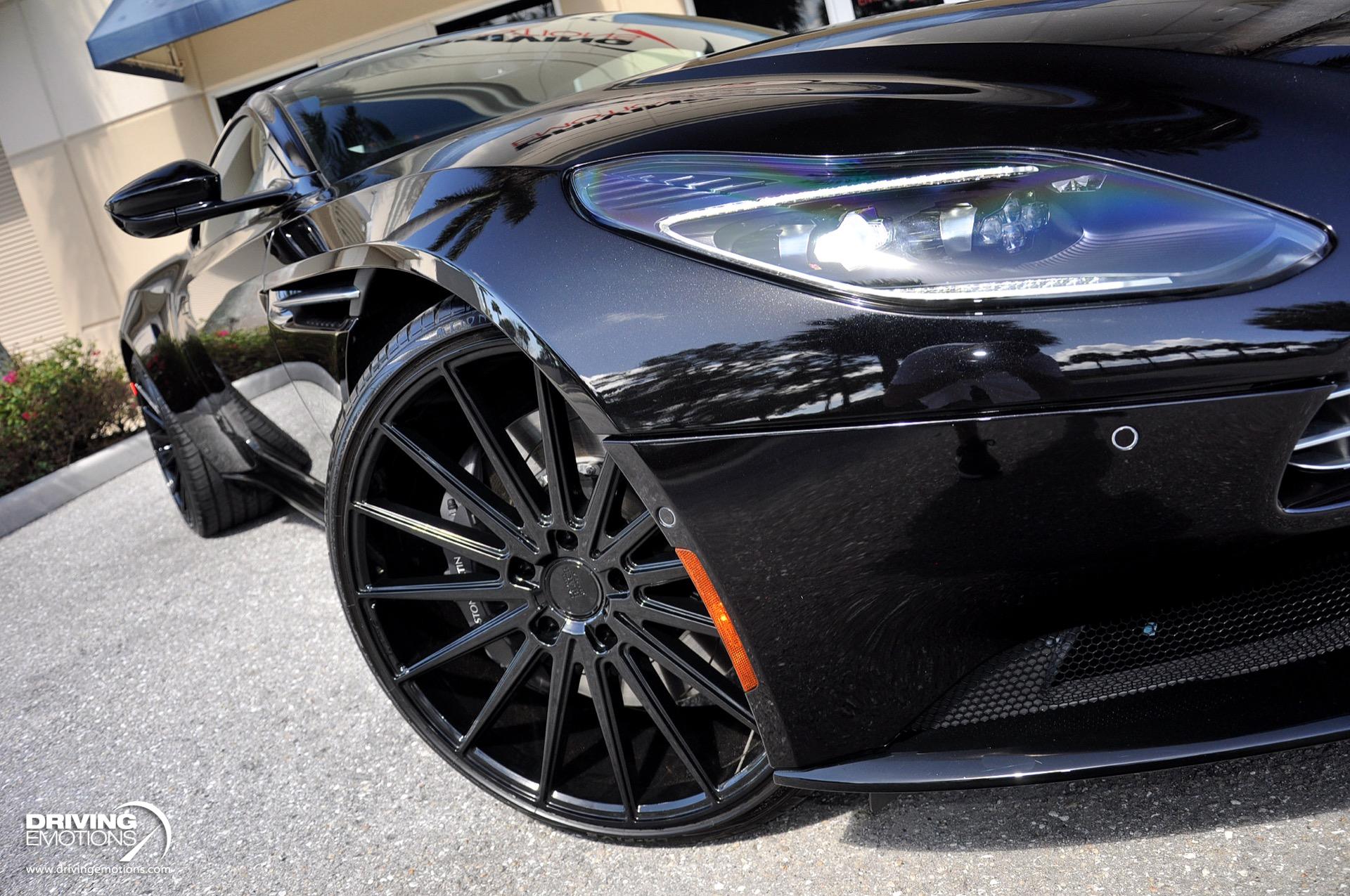 Used 2019 Aston Martin DB11 V8 COUPE! CUSTOM SAVINI WHEELS! METALLIC BLACK PAINT! LOW MILES!! | St. Petersburg, FL
