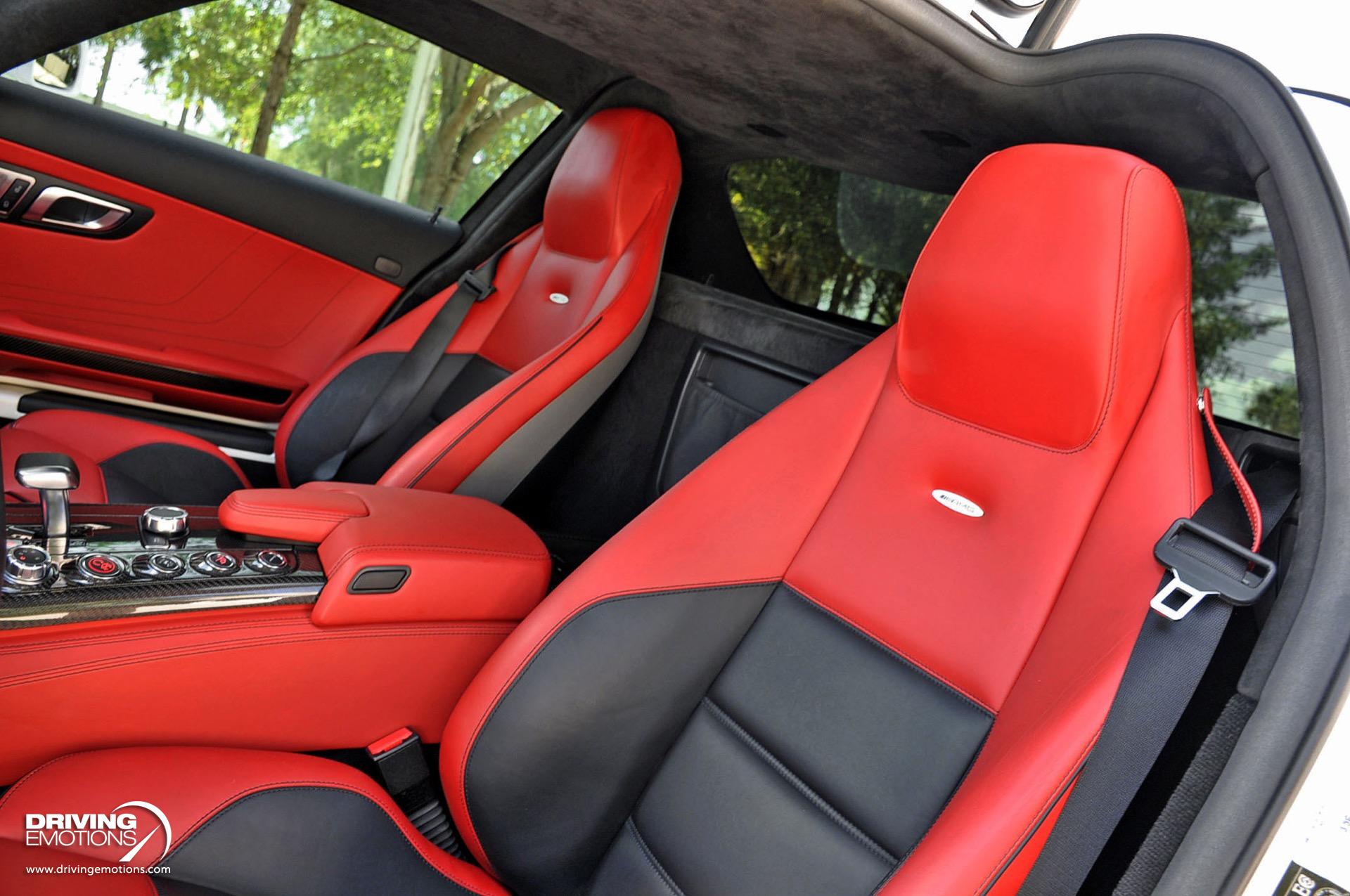 Used 2011 Mercedes-Benz SLS AMG GULLWING! DESIGNO MYSTIC WHITE/RED! CARBON!! COLLECTOR!! | St. Petersburg, FL