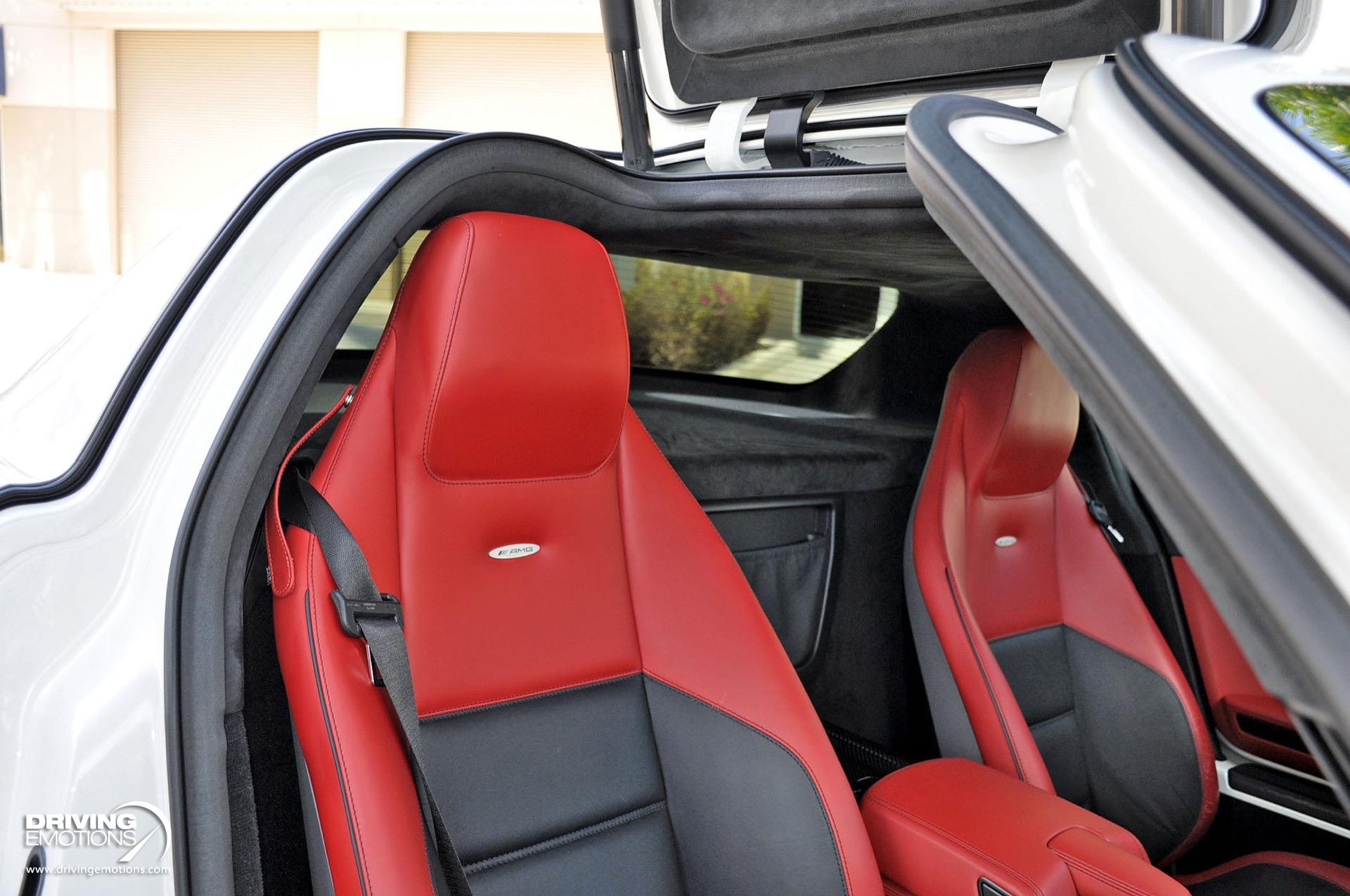 Used 2011 Mercedes-Benz SLS AMG GULLWING! DESIGNO MYSTIC WHITE/RED! CARBON!! COLLECTOR!! | St. Petersburg, FL