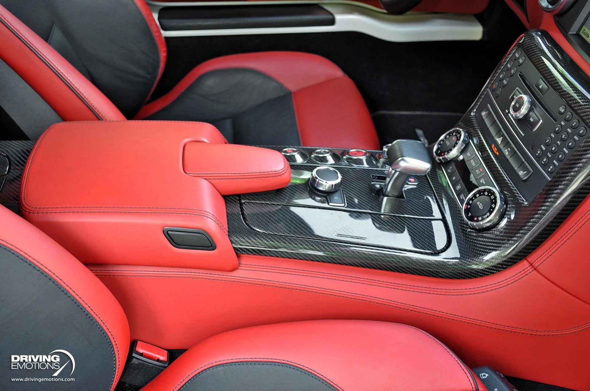 Used 2011 Mercedes-Benz SLS AMG GULLWING! DESIGNO MYSTIC WHITE/RED! CARBON!! COLLECTOR!! | St. Petersburg, FL