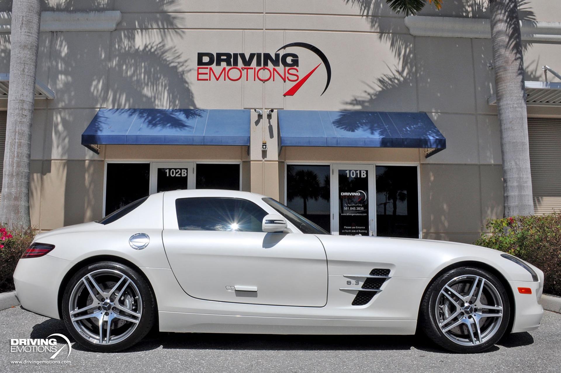 Used 2011 Mercedes-Benz SLS AMG GULLWING! DESIGNO MYSTIC WHITE/RED! CARBON!! COLLECTOR!! | St. Petersburg, FL