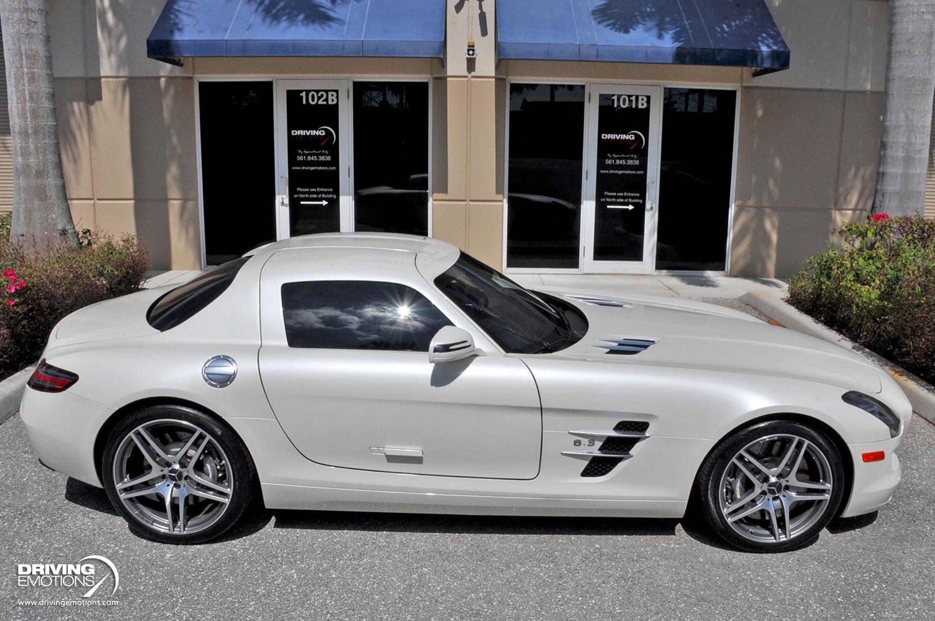 Used 2011 Mercedes-Benz SLS AMG GULLWING! DESIGNO MYSTIC WHITE/RED! CARBON!! COLLECTOR!! | St. Petersburg, FL