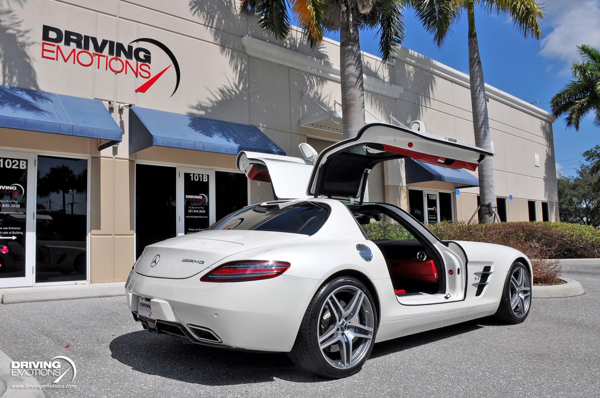 Used 2011 Mercedes-Benz SLS AMG GULLWING! DESIGNO MYSTIC WHITE/RED! CARBON!! COLLECTOR!! | St. Petersburg, FL