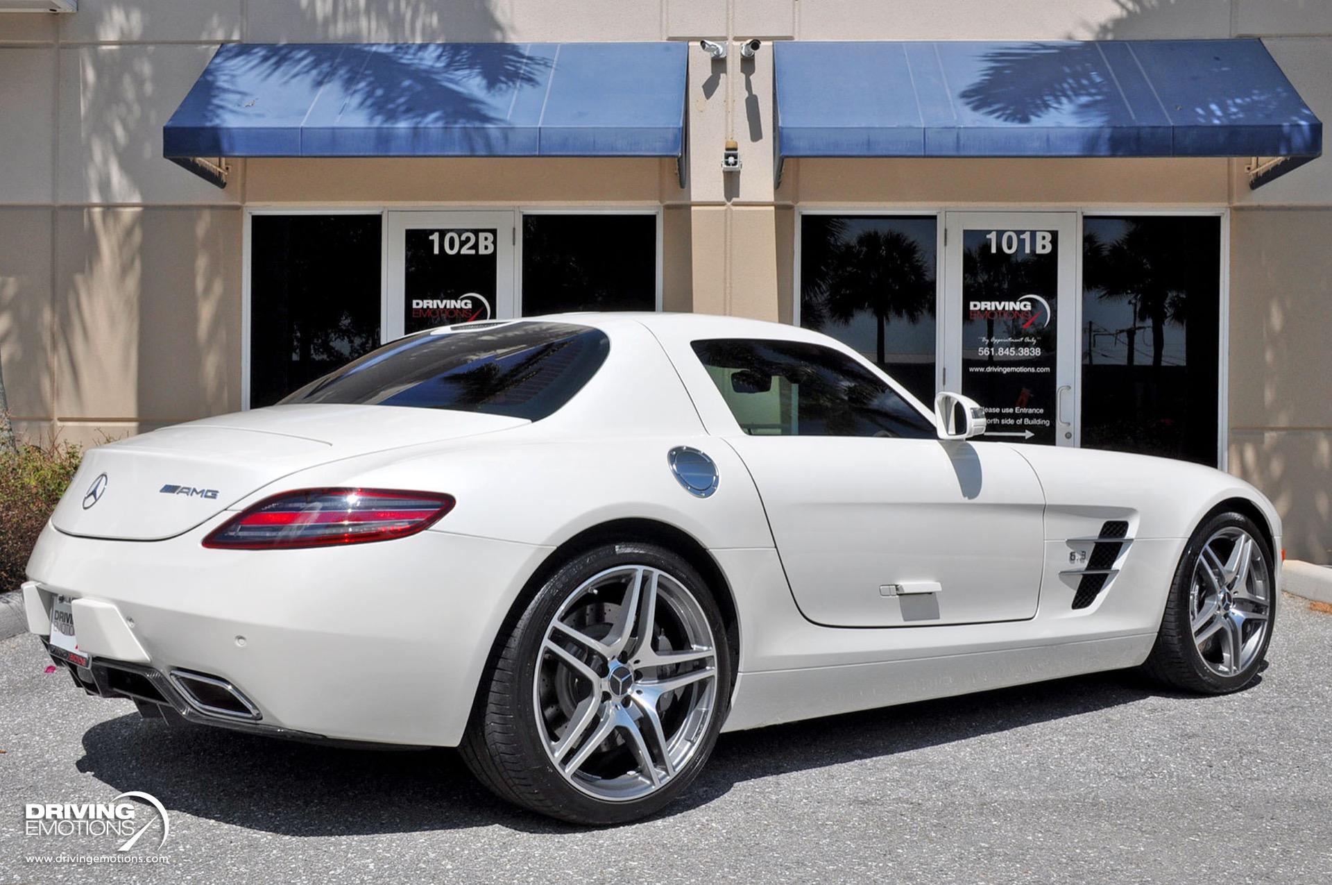 Used 2011 Mercedes-Benz SLS AMG GULLWING! DESIGNO MYSTIC WHITE/RED! CARBON!! COLLECTOR!! | St. Petersburg, FL