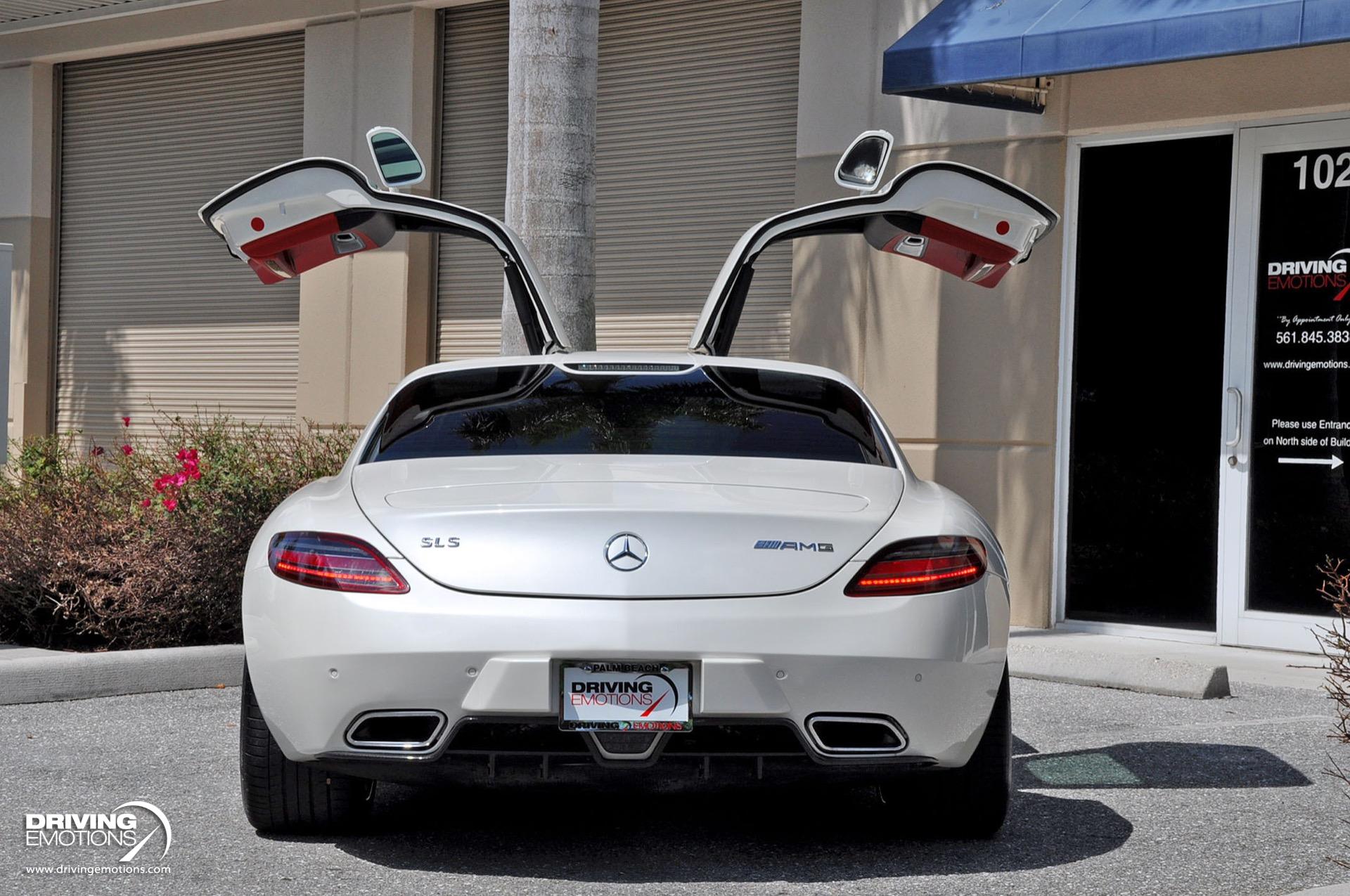 Used 2011 Mercedes-Benz SLS AMG GULLWING! DESIGNO MYSTIC WHITE/RED! CARBON!! COLLECTOR!! | St. Petersburg, FL