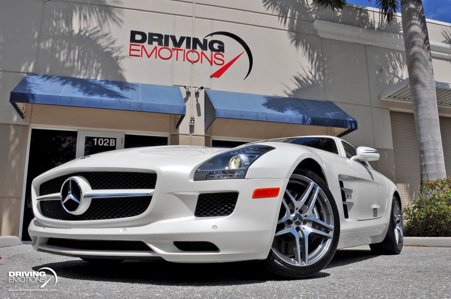 Used 2011 Mercedes-Benz SLS AMG GULLWING! DESIGNO MYSTIC WHITE/RED! CARBON!! COLLECTOR!! | St. Petersburg, FL