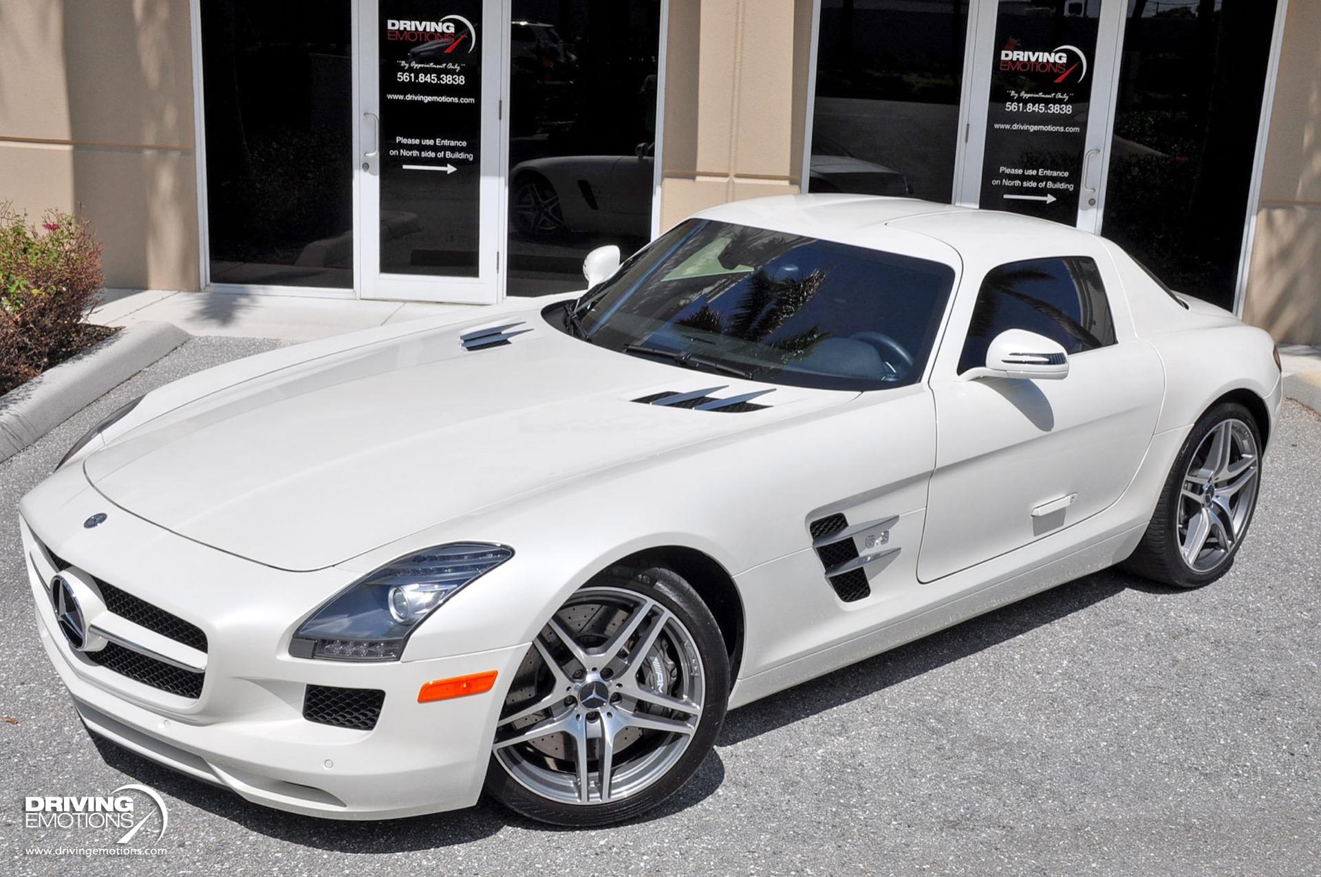 Used 2011 Mercedes-Benz SLS AMG GULLWING! DESIGNO MYSTIC WHITE/RED! CARBON!! COLLECTOR!! | St. Petersburg, FL