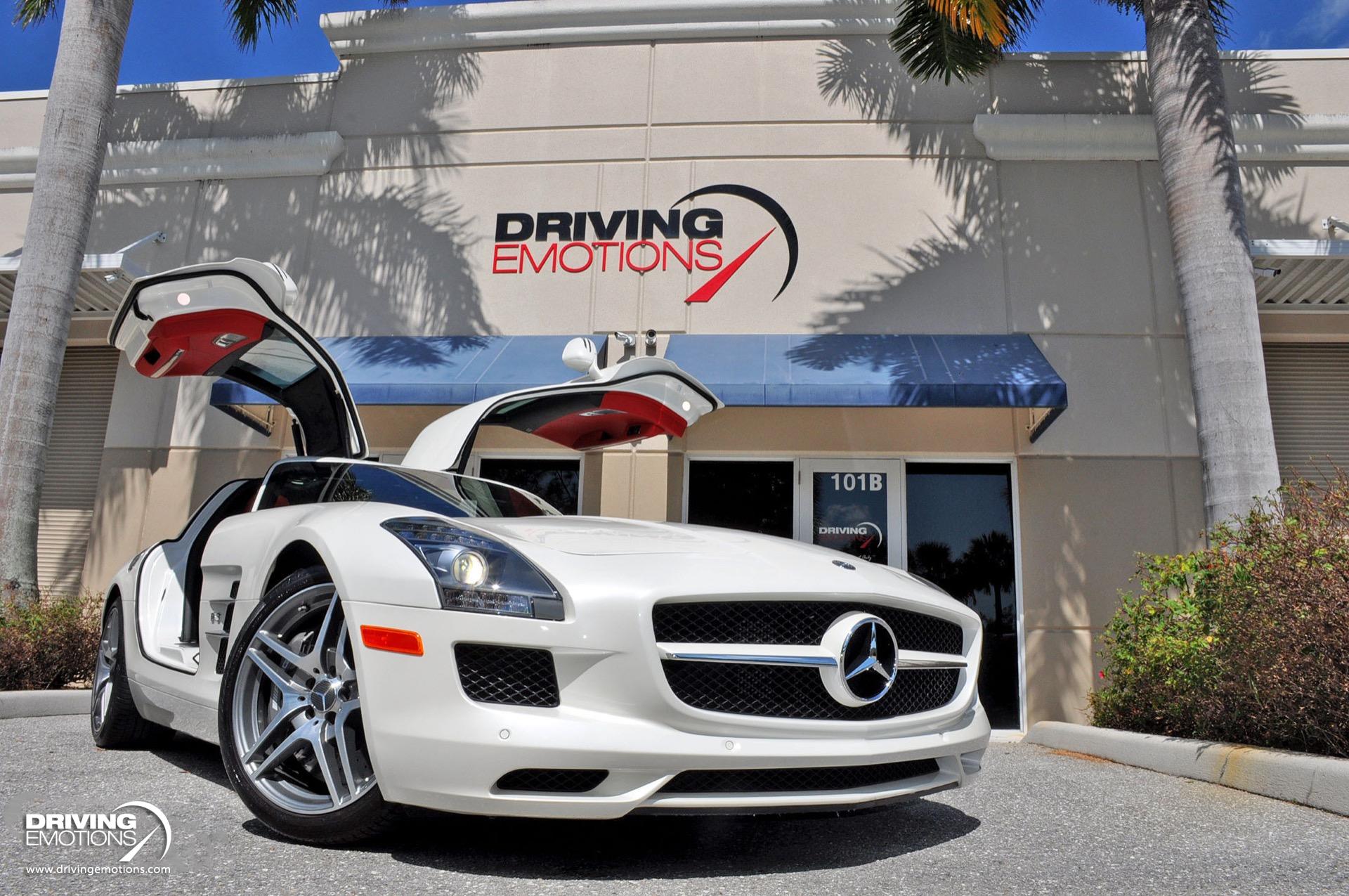 Used 2011 Mercedes-Benz SLS AMG GULLWING! DESIGNO MYSTIC WHITE/RED! CARBON!! COLLECTOR!! | St. Petersburg, FL