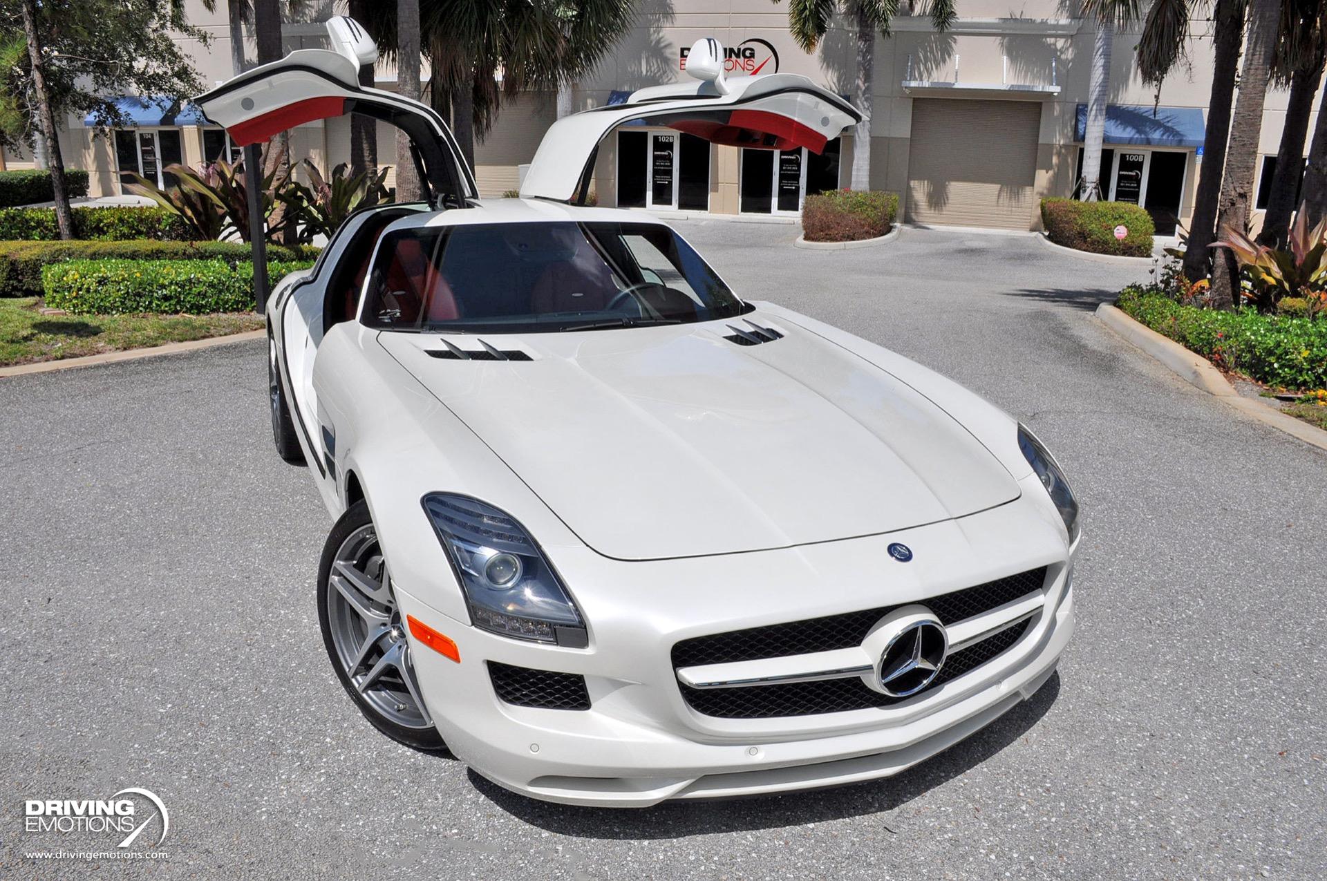 Used 2011 Mercedes-Benz SLS AMG GULLWING! DESIGNO MYSTIC WHITE/RED! CARBON!! COLLECTOR!! | St. Petersburg, FL