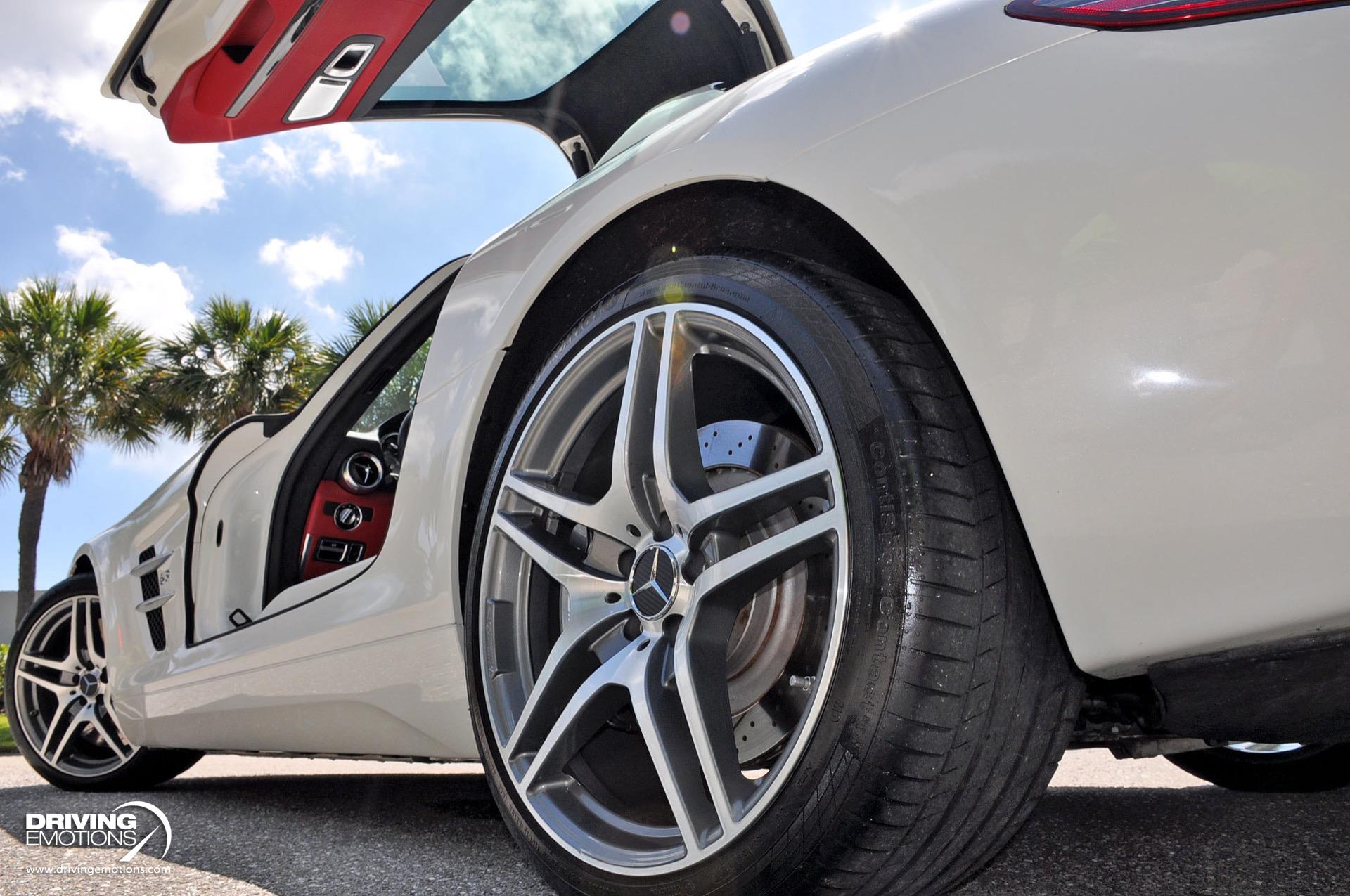 Used 2011 Mercedes-Benz SLS AMG GULLWING! DESIGNO MYSTIC WHITE/RED! CARBON!! COLLECTOR!! | St. Petersburg, FL