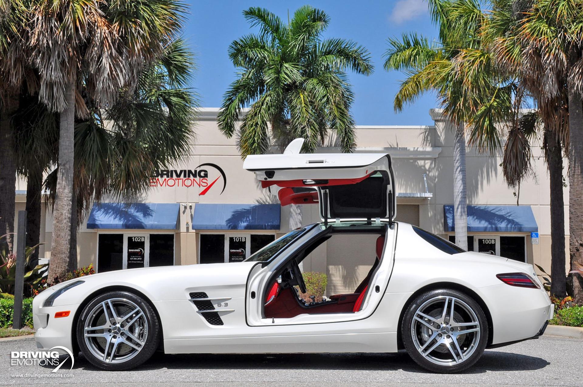 Used 2011 Mercedes-Benz SLS AMG GULLWING! DESIGNO MYSTIC WHITE/RED! CARBON!! COLLECTOR!! | St. Petersburg, FL