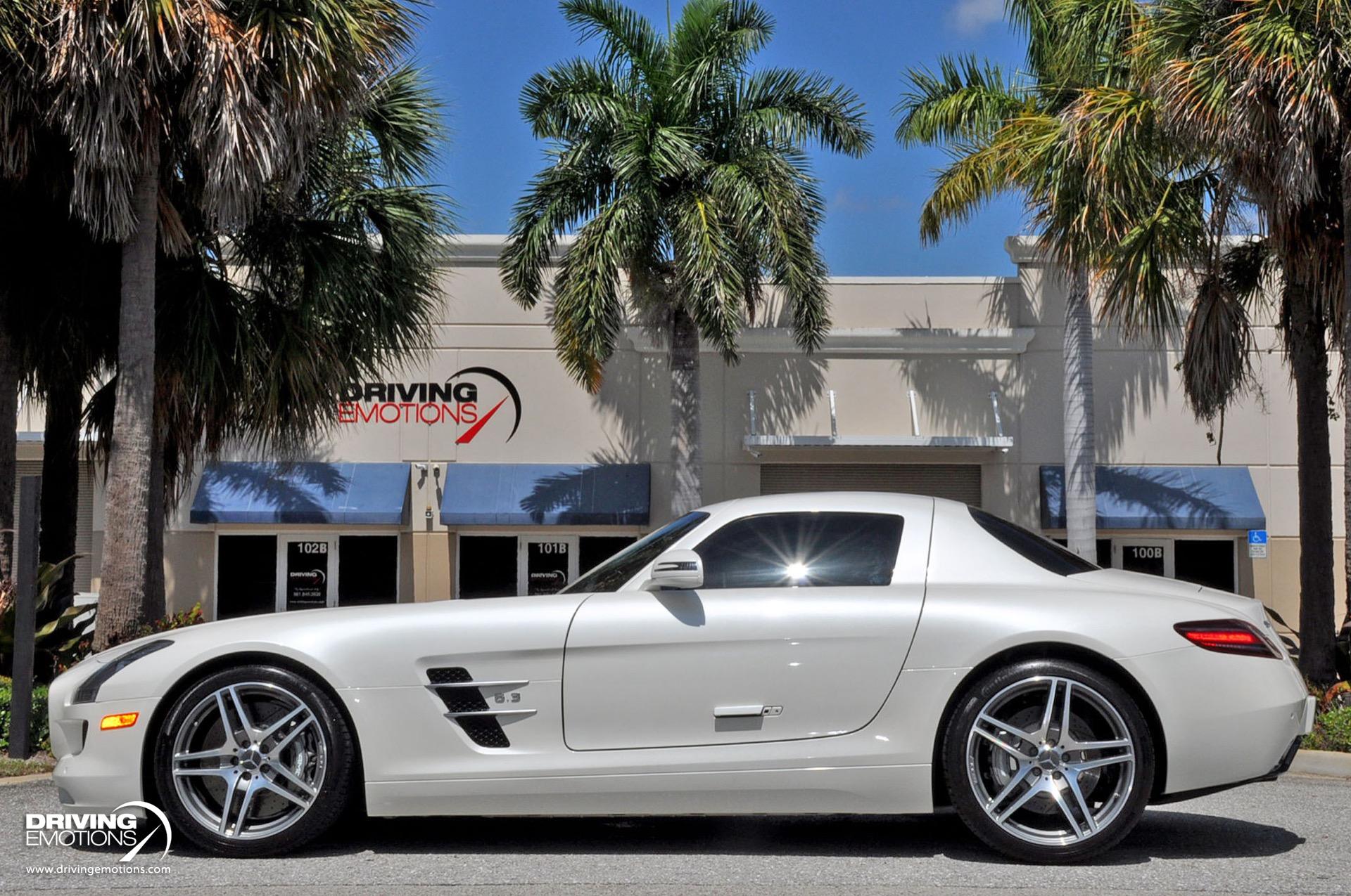 Used 2011 Mercedes-Benz SLS AMG GULLWING! DESIGNO MYSTIC WHITE/RED! CARBON!! COLLECTOR!! | St. Petersburg, FL