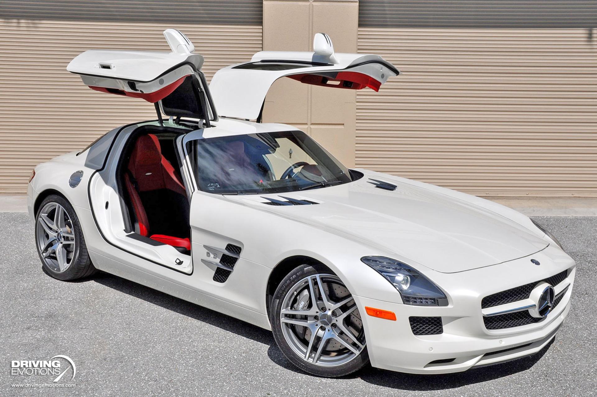 Used 2011 Mercedes-Benz SLS AMG GULLWING! DESIGNO MYSTIC WHITE/RED! CARBON!! COLLECTOR!! | St. Petersburg, FL
