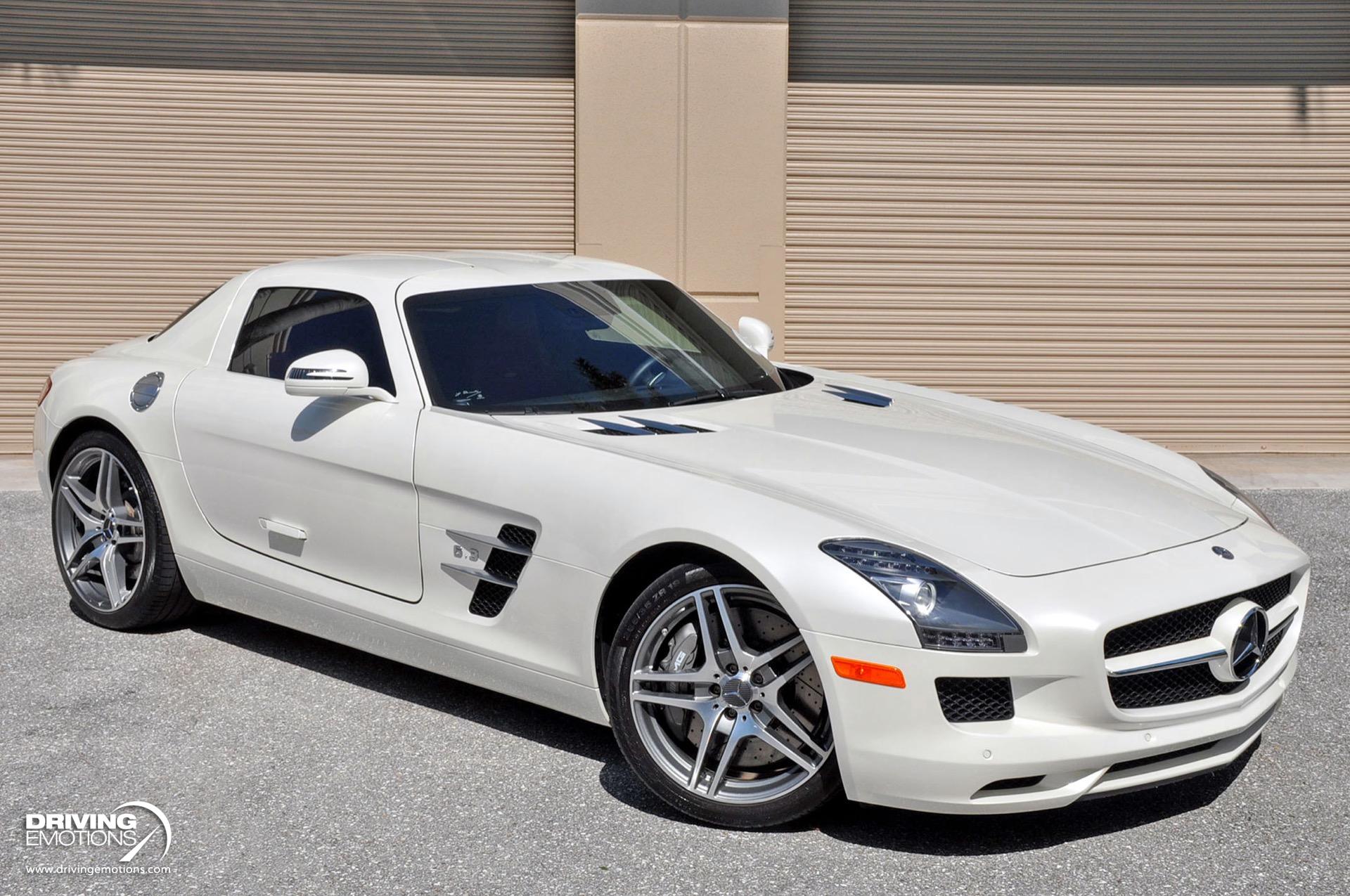 Used 2011 Mercedes-Benz SLS AMG GULLWING! DESIGNO MYSTIC WHITE/RED! CARBON!! COLLECTOR!! | St. Petersburg, FL