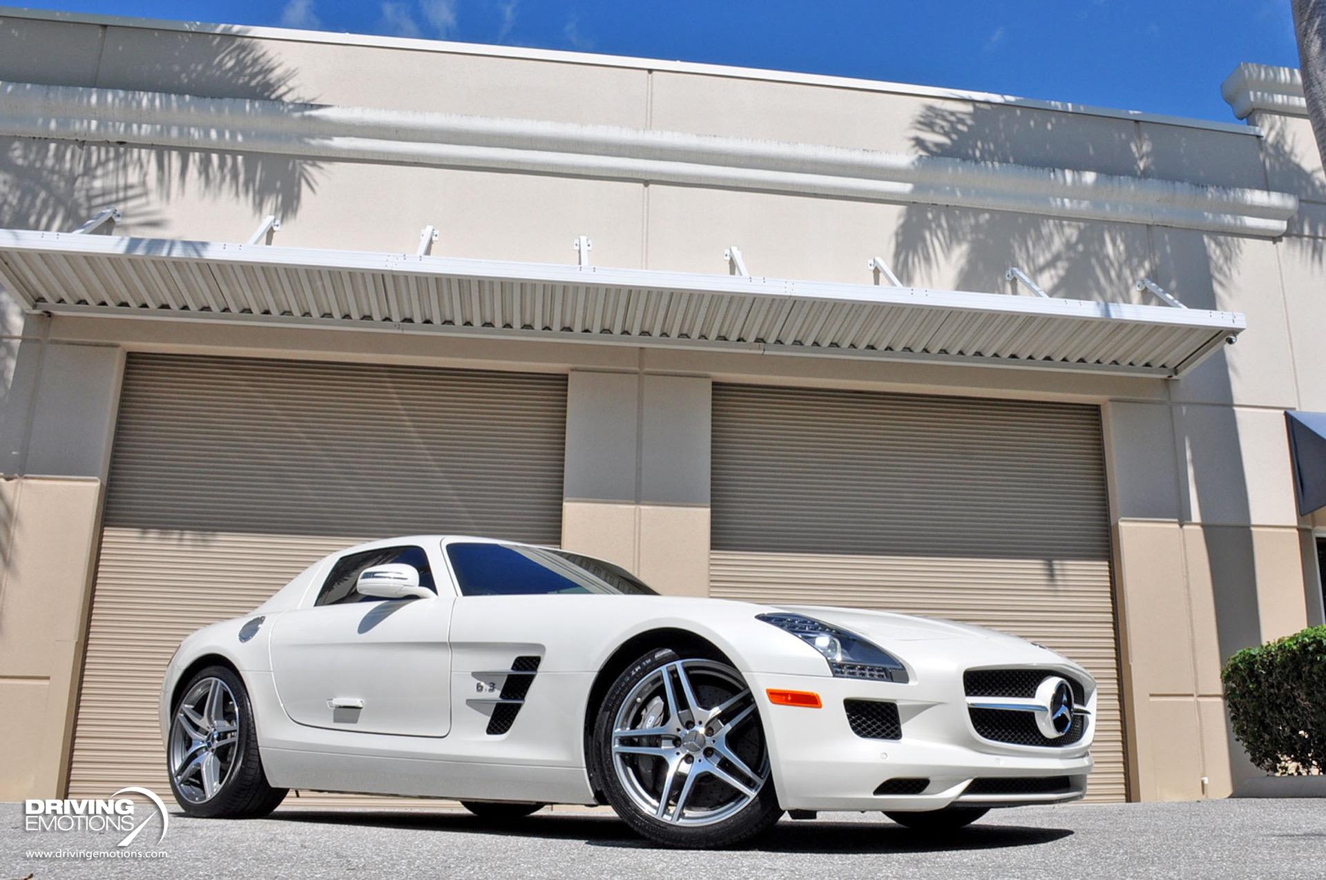 Used 2011 Mercedes-Benz SLS AMG GULLWING! DESIGNO MYSTIC WHITE/RED! CARBON!! COLLECTOR!! | St. Petersburg, FL