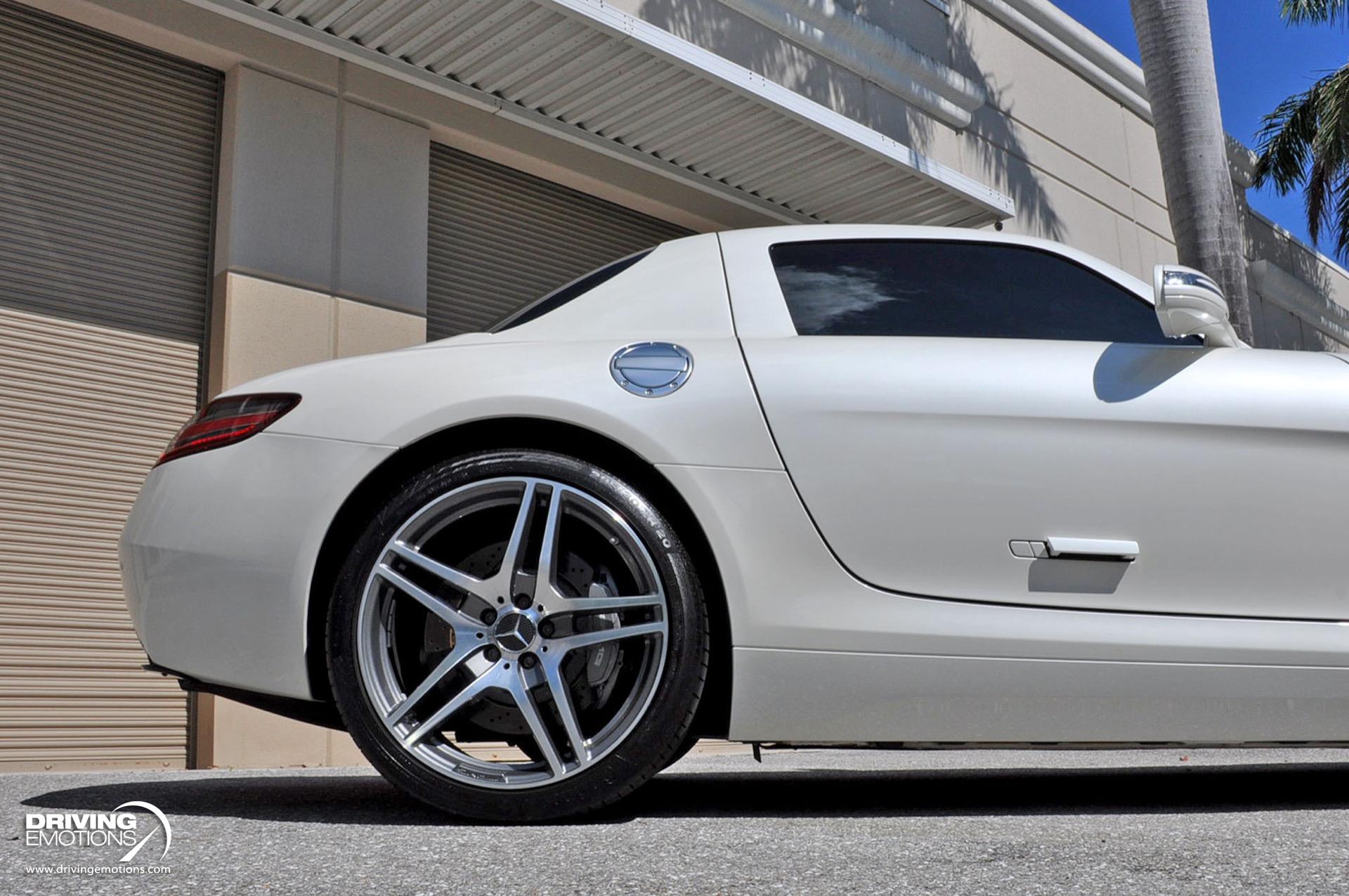 Used 2011 Mercedes-Benz SLS AMG GULLWING! DESIGNO MYSTIC WHITE/RED! CARBON!! COLLECTOR!! | St. Petersburg, FL