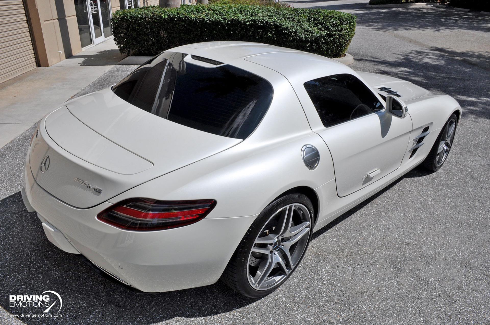 Used 2011 Mercedes-Benz SLS AMG GULLWING! DESIGNO MYSTIC WHITE/RED! CARBON!! COLLECTOR!! | St. Petersburg, FL