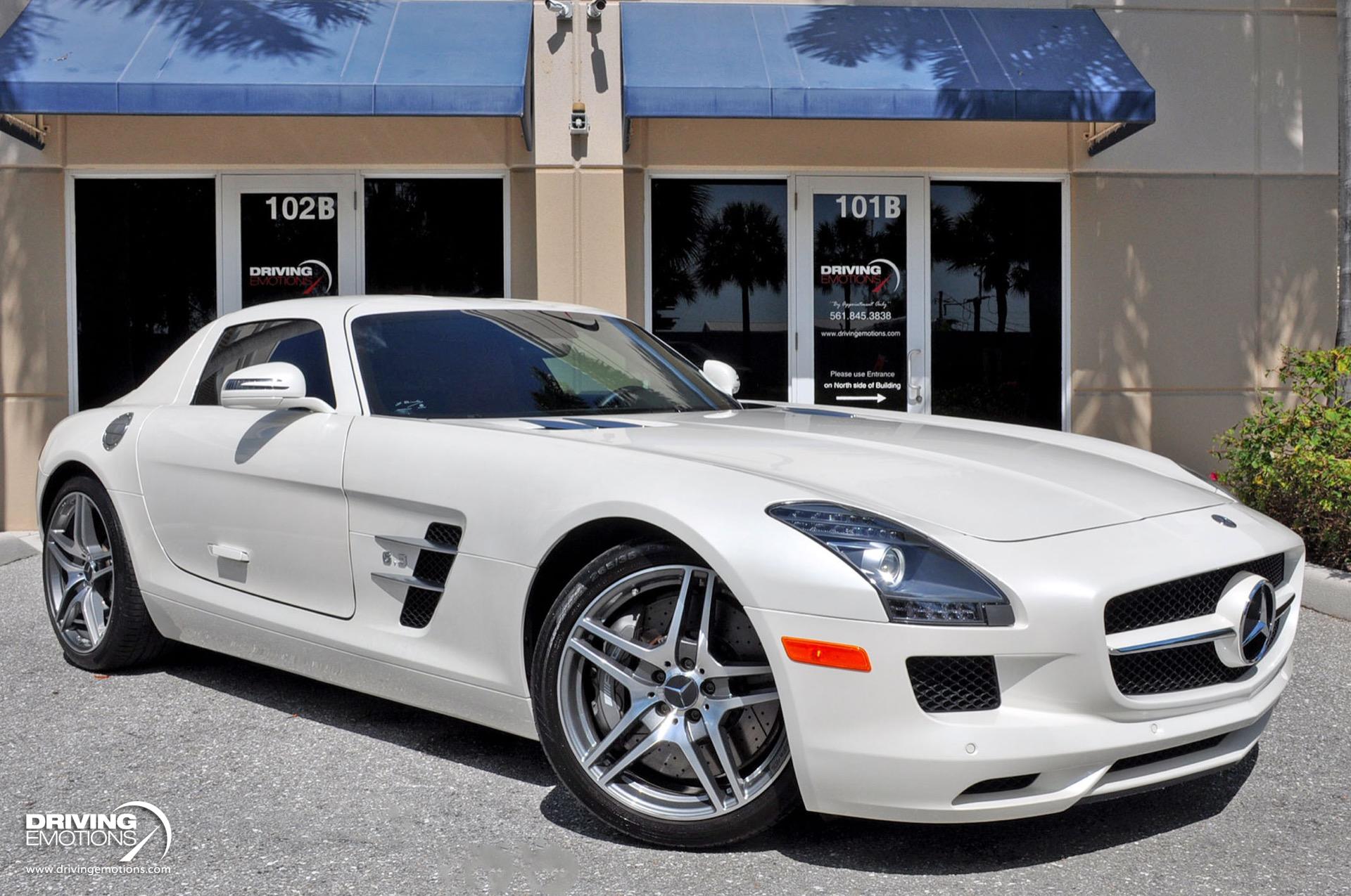 Used 2011 Mercedes-Benz SLS AMG GULLWING! DESIGNO MYSTIC WHITE/RED! CARBON!! COLLECTOR!! | St. Petersburg, FL