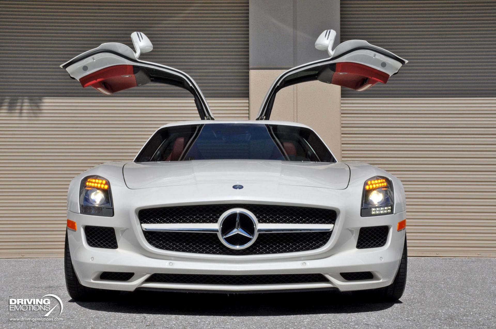Used 2011 Mercedes-Benz SLS AMG GULLWING! DESIGNO MYSTIC WHITE/RED! CARBON!! COLLECTOR!! | St. Petersburg, FL