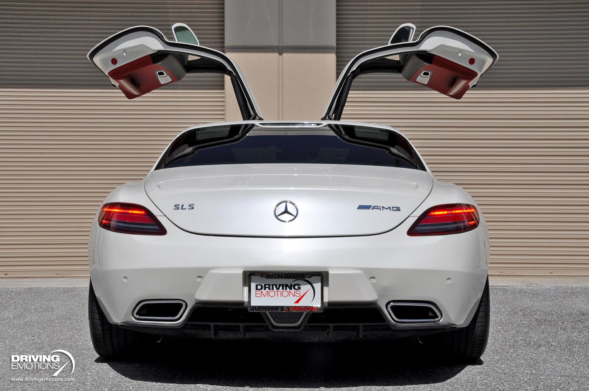 Used 2011 Mercedes-Benz SLS AMG GULLWING! DESIGNO MYSTIC WHITE/RED! CARBON!! COLLECTOR!! | St. Petersburg, FL