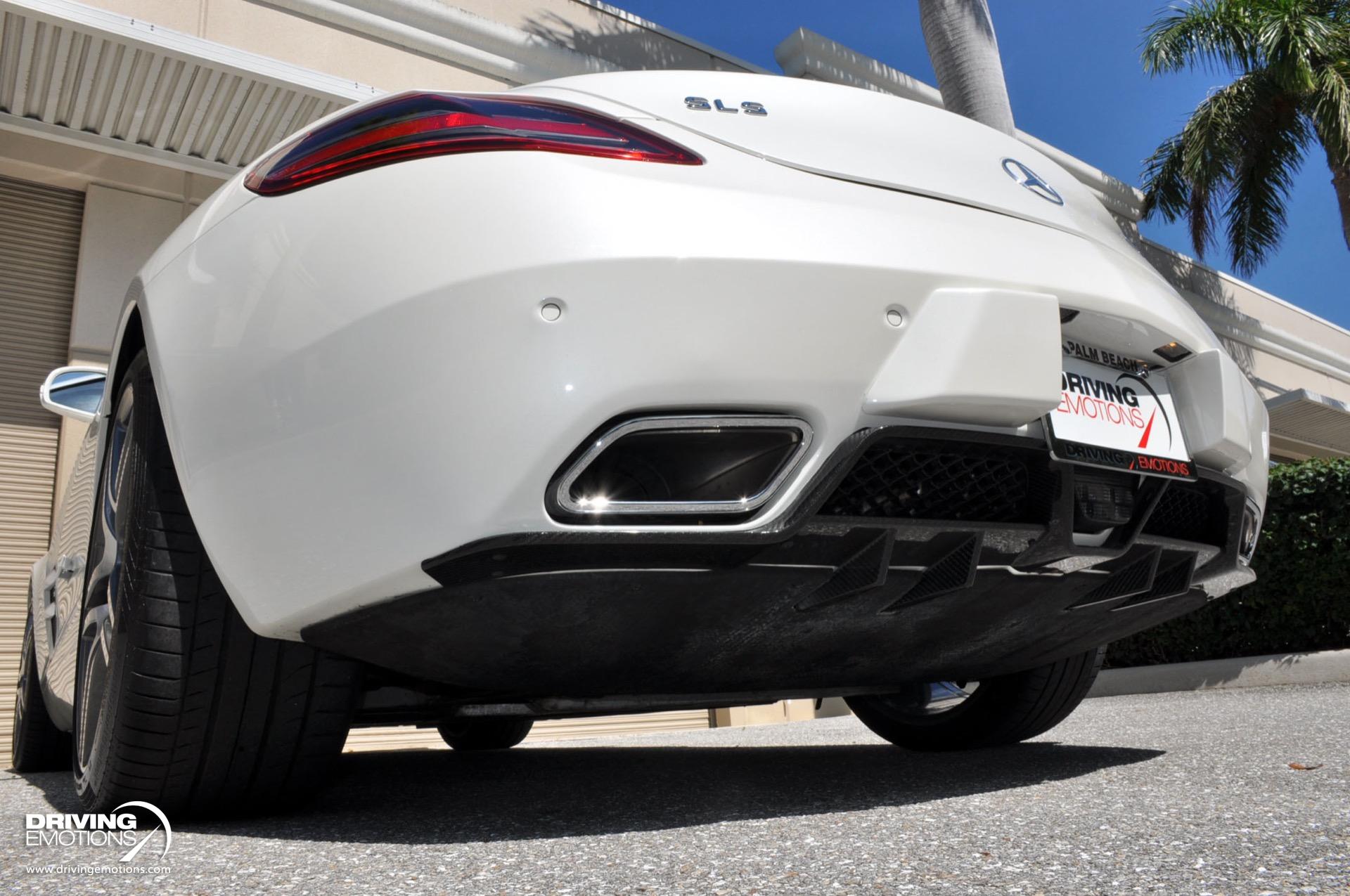 Used 2011 Mercedes-Benz SLS AMG GULLWING! DESIGNO MYSTIC WHITE/RED! CARBON!! COLLECTOR!! | St. Petersburg, FL