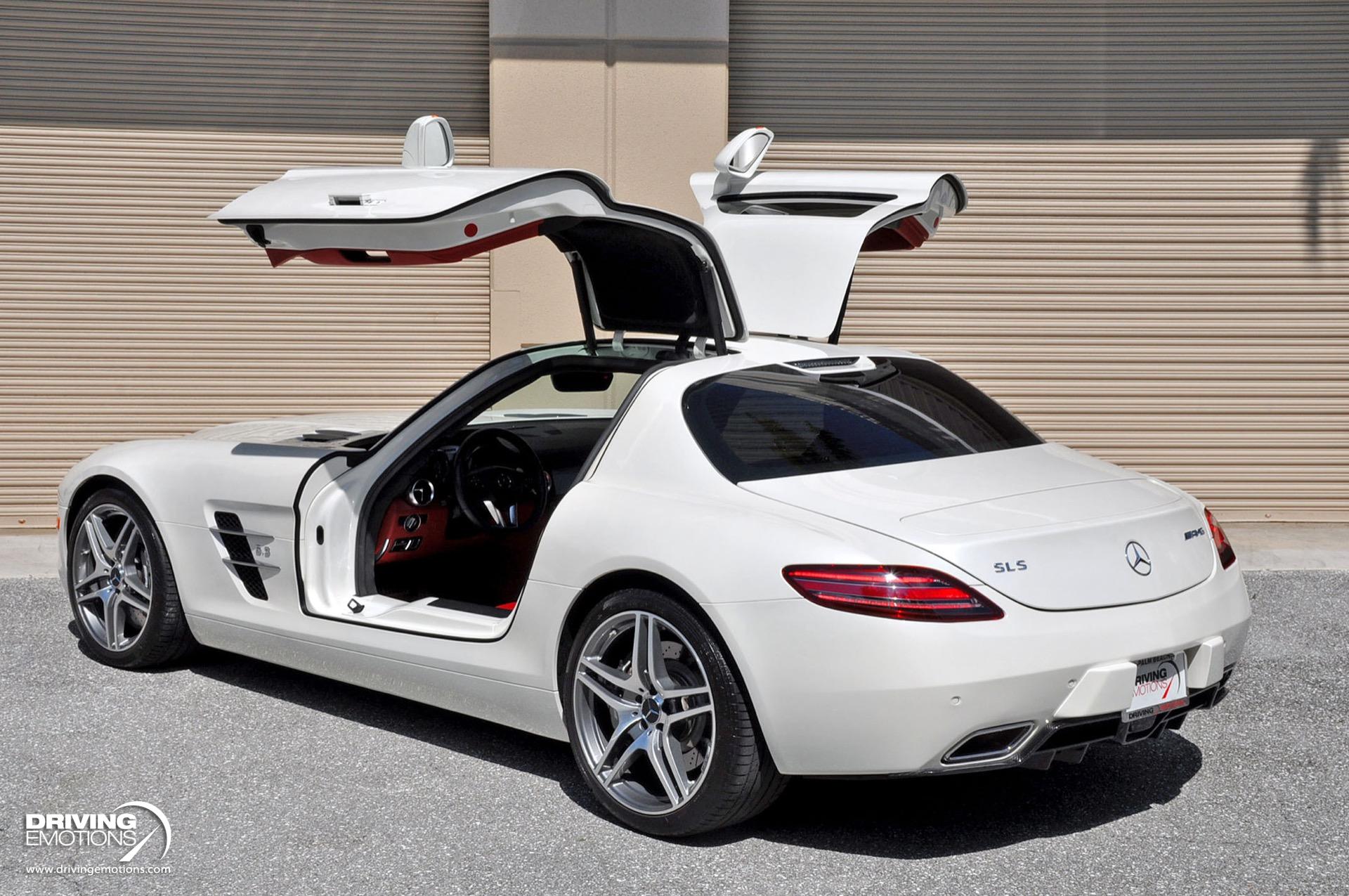 Used 2011 Mercedes-Benz SLS AMG GULLWING! DESIGNO MYSTIC WHITE/RED! CARBON!! COLLECTOR!! | St. Petersburg, FL