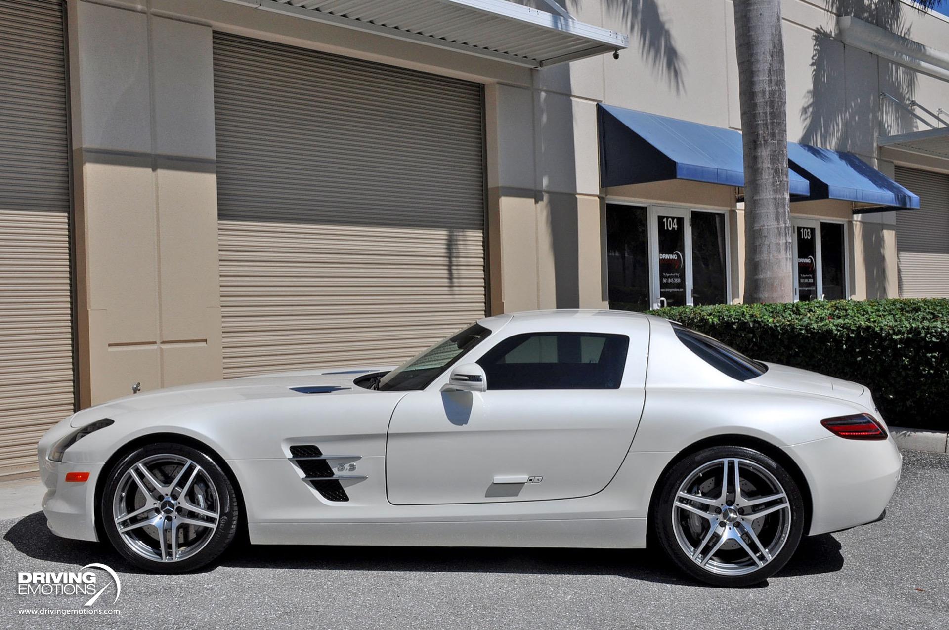 Used 2011 Mercedes-Benz SLS AMG GULLWING! DESIGNO MYSTIC WHITE/RED! CARBON!! COLLECTOR!! | St. Petersburg, FL