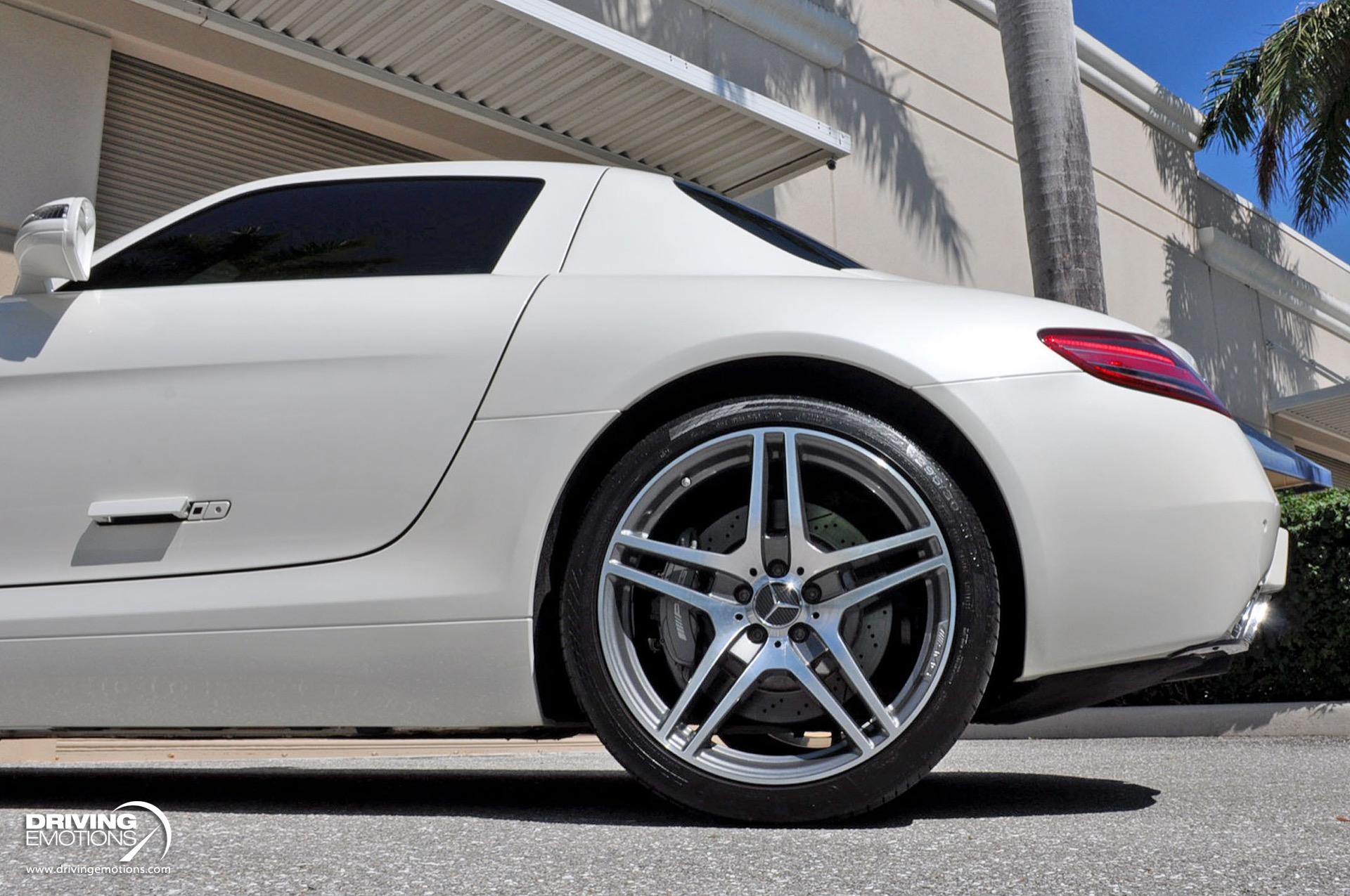 Used 2011 Mercedes-Benz SLS AMG GULLWING! DESIGNO MYSTIC WHITE/RED! CARBON!! COLLECTOR!! | St. Petersburg, FL
