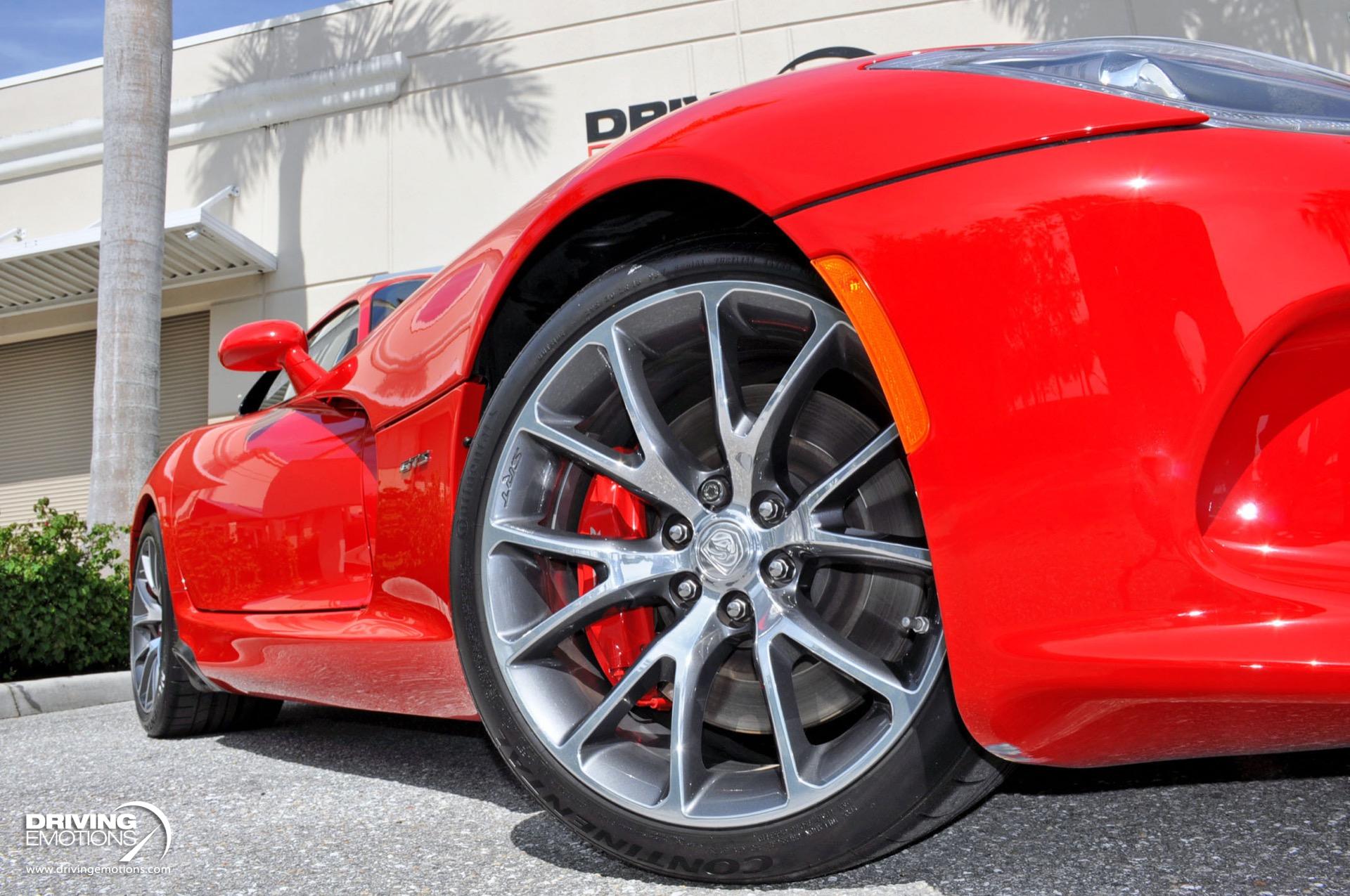 Used 2013 Dodge Viper GTS RED/TAN! LAGUNA LEATHER! LOADED!! RARE COLOR COMBO! | Lake Park, FL
