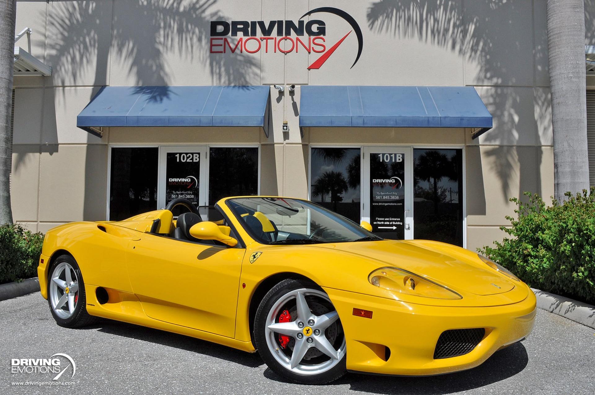 Used 2004 Ferrari 360 Spider F1 DAYTONA SEATS! CONTRAST STITCHING! LOW MILES! | St. Petersburg, FL