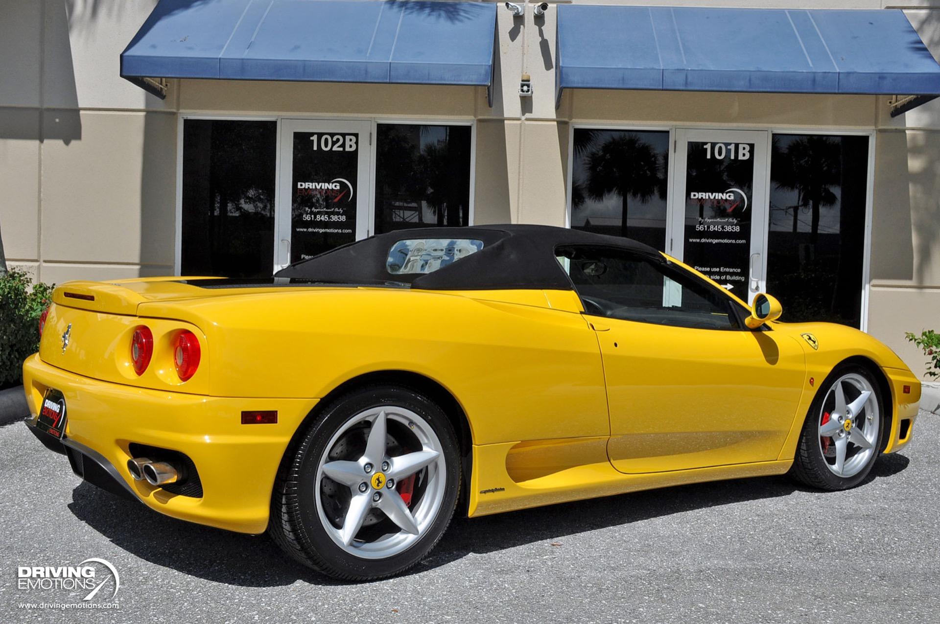 Used 2004 Ferrari 360 Spider F1 DAYTONA SEATS! CONTRAST STITCHING! LOW MILES! | St. Petersburg, FL