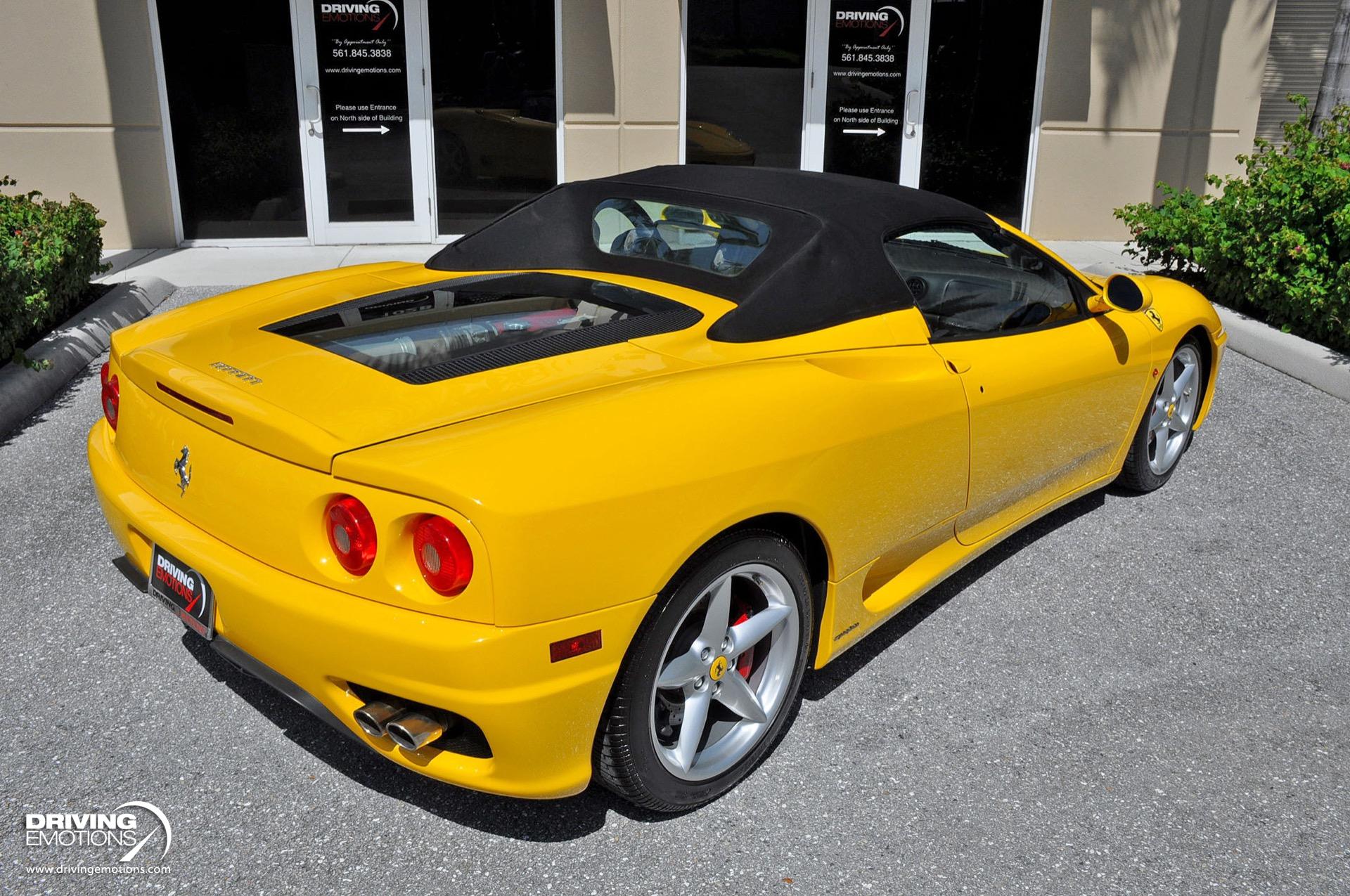Used 2004 Ferrari 360 Spider F1 DAYTONA SEATS! CONTRAST STITCHING! LOW MILES! | St. Petersburg, FL
