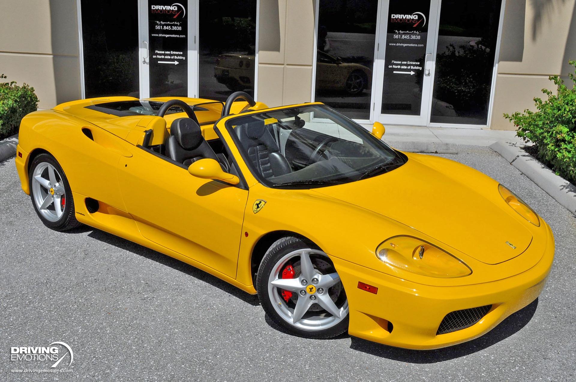 Used 2004 Ferrari 360 Spider F1 DAYTONA SEATS! CONTRAST STITCHING! LOW MILES! | St. Petersburg, FL