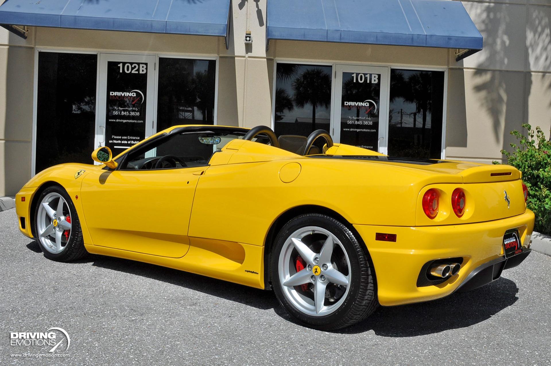 Used 2004 Ferrari 360 Spider F1 DAYTONA SEATS! CONTRAST STITCHING! LOW MILES! | St. Petersburg, FL