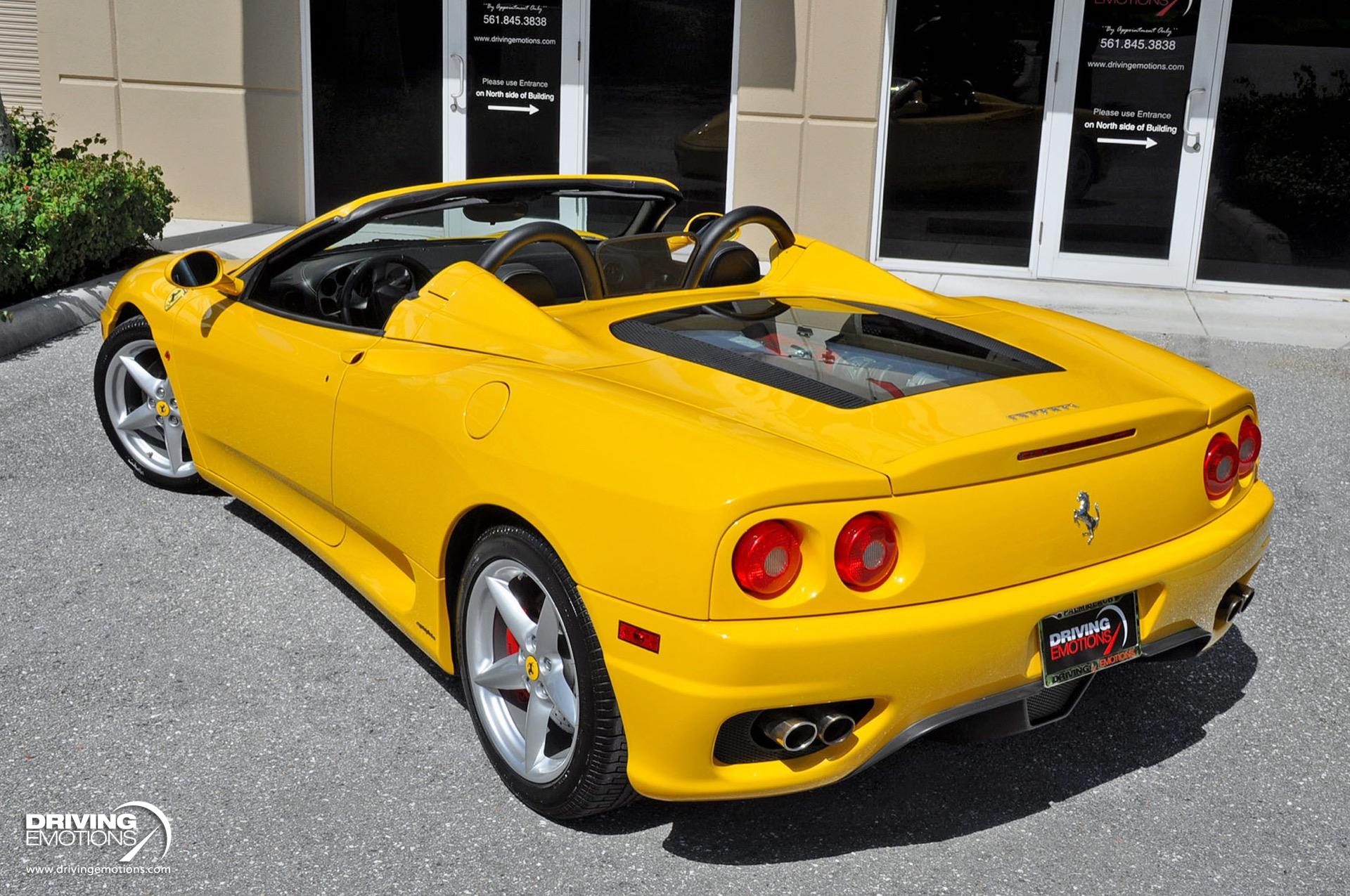 Used 2004 Ferrari 360 Spider F1 DAYTONA SEATS! CONTRAST STITCHING! LOW MILES! | St. Petersburg, FL