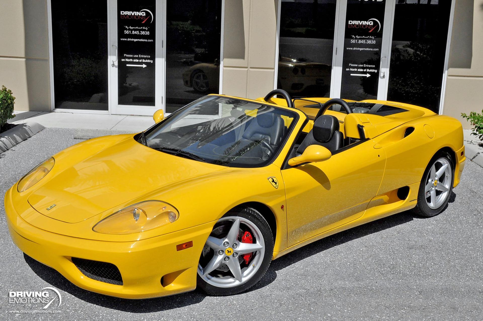 Used 2004 Ferrari 360 Spider F1 DAYTONA SEATS! CONTRAST STITCHING! LOW MILES! | Lake Park, FL