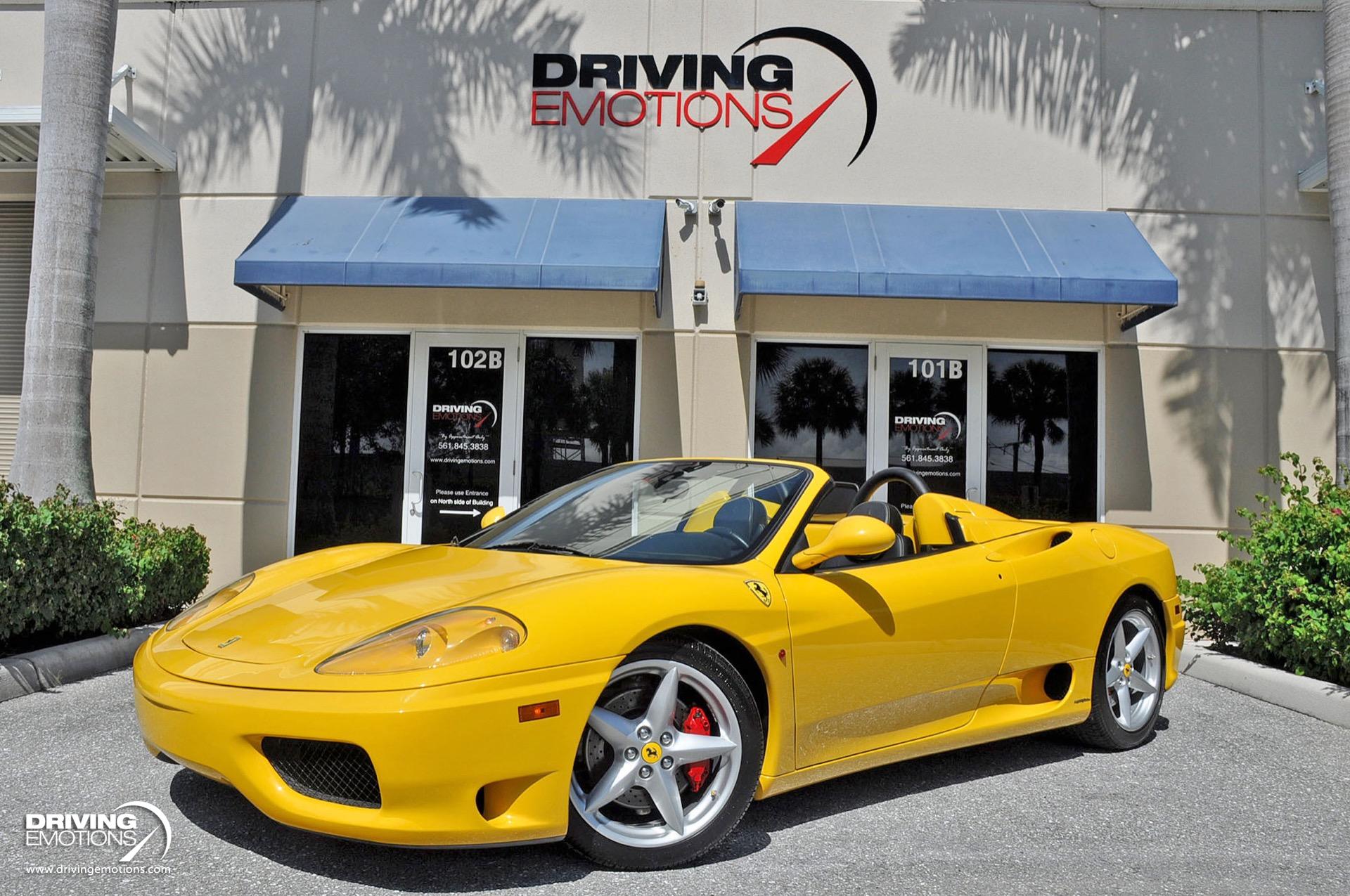 Used 2004 Ferrari 360 Spider F1 DAYTONA SEATS! CONTRAST STITCHING! LOW MILES! | St. Petersburg, FL