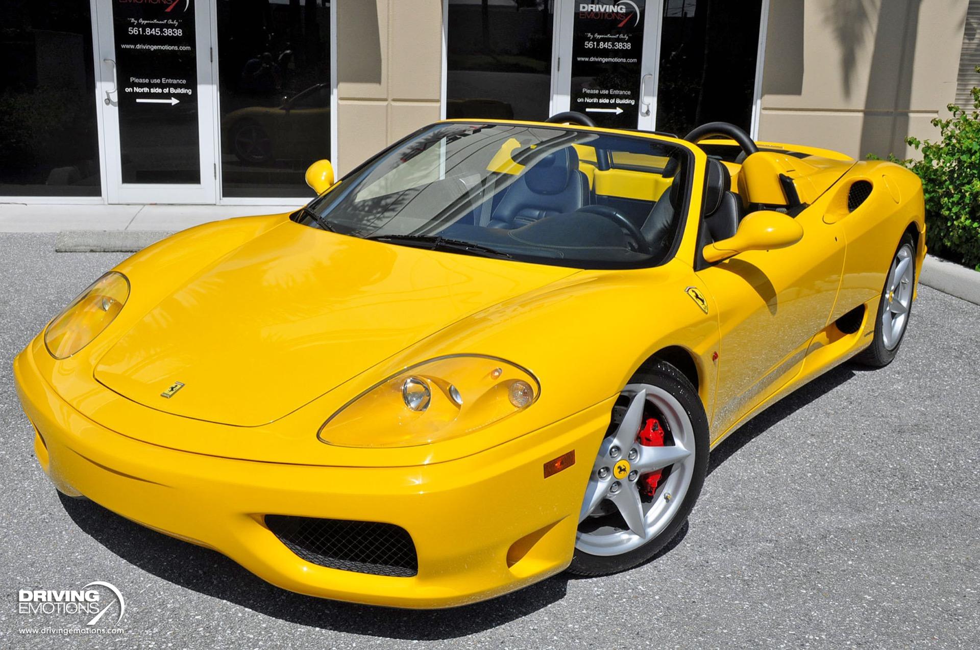 Used 2004 Ferrari 360 Spider F1 DAYTONA SEATS! CONTRAST STITCHING! LOW MILES! | St. Petersburg, FL