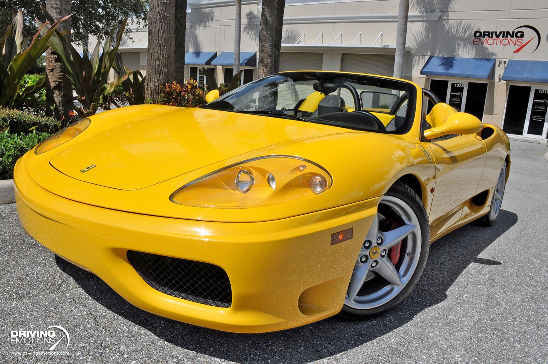 Used 2004 Ferrari 360 Spider F1 DAYTONA SEATS! CONTRAST STITCHING! LOW MILES! | St. Petersburg, FL