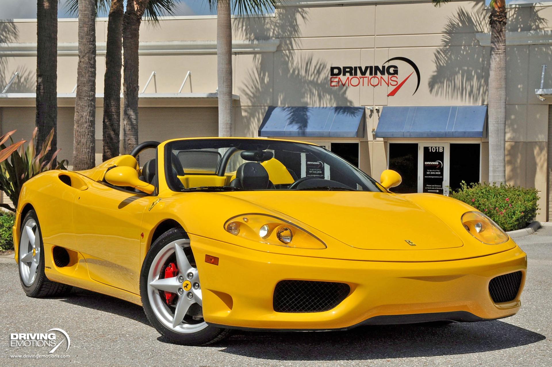 Used 2004 Ferrari 360 Spider F1 DAYTONA SEATS! CONTRAST STITCHING! LOW MILES! | St. Petersburg, FL