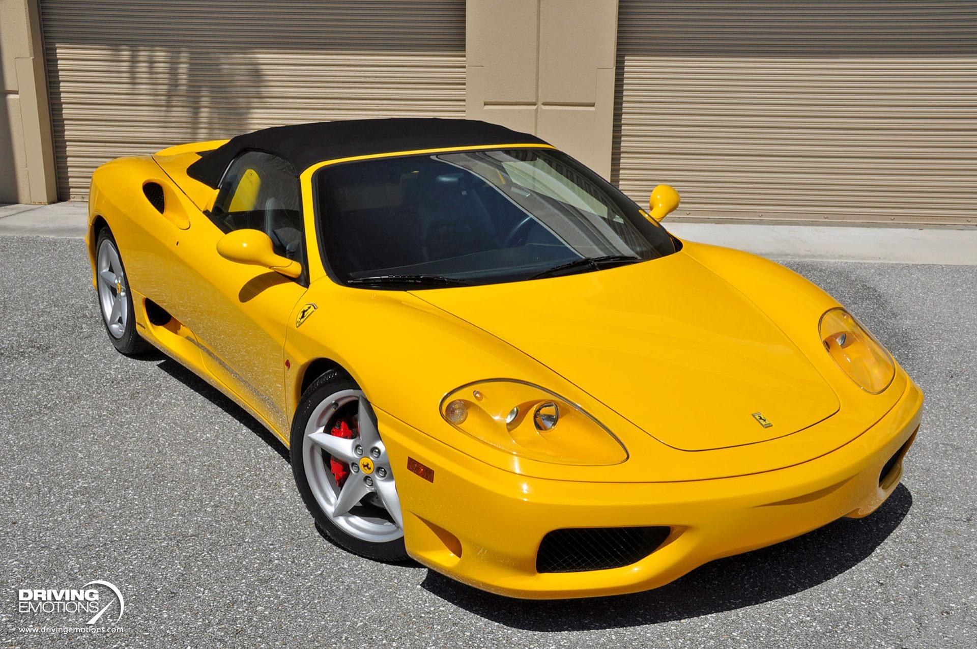 Used 2004 Ferrari 360 Spider F1 DAYTONA SEATS! CONTRAST STITCHING! LOW MILES! | St. Petersburg, FL
