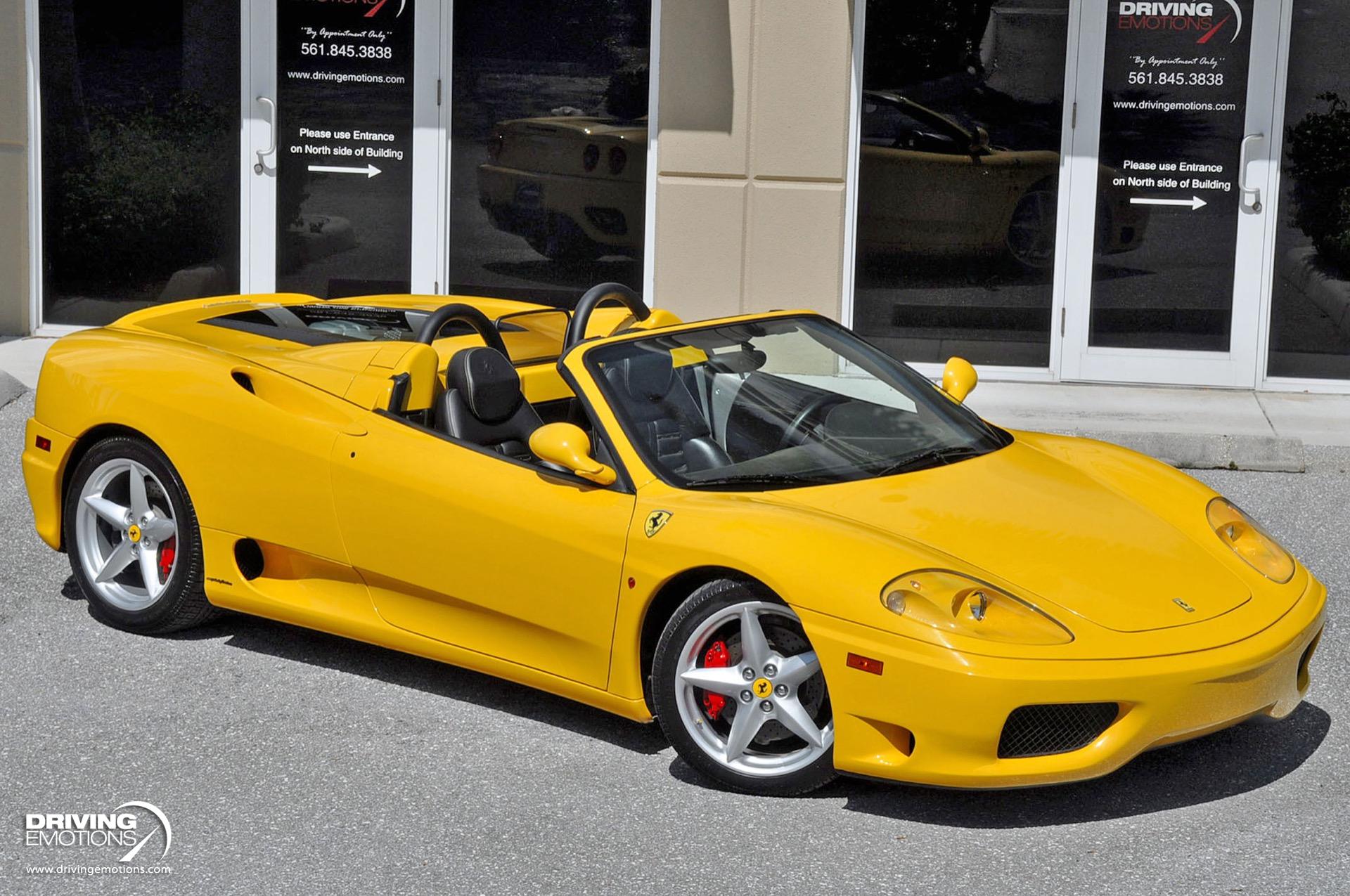 Used 2004 Ferrari 360 Spider F1 DAYTONA SEATS! CONTRAST STITCHING! LOW MILES! | St. Petersburg, FL