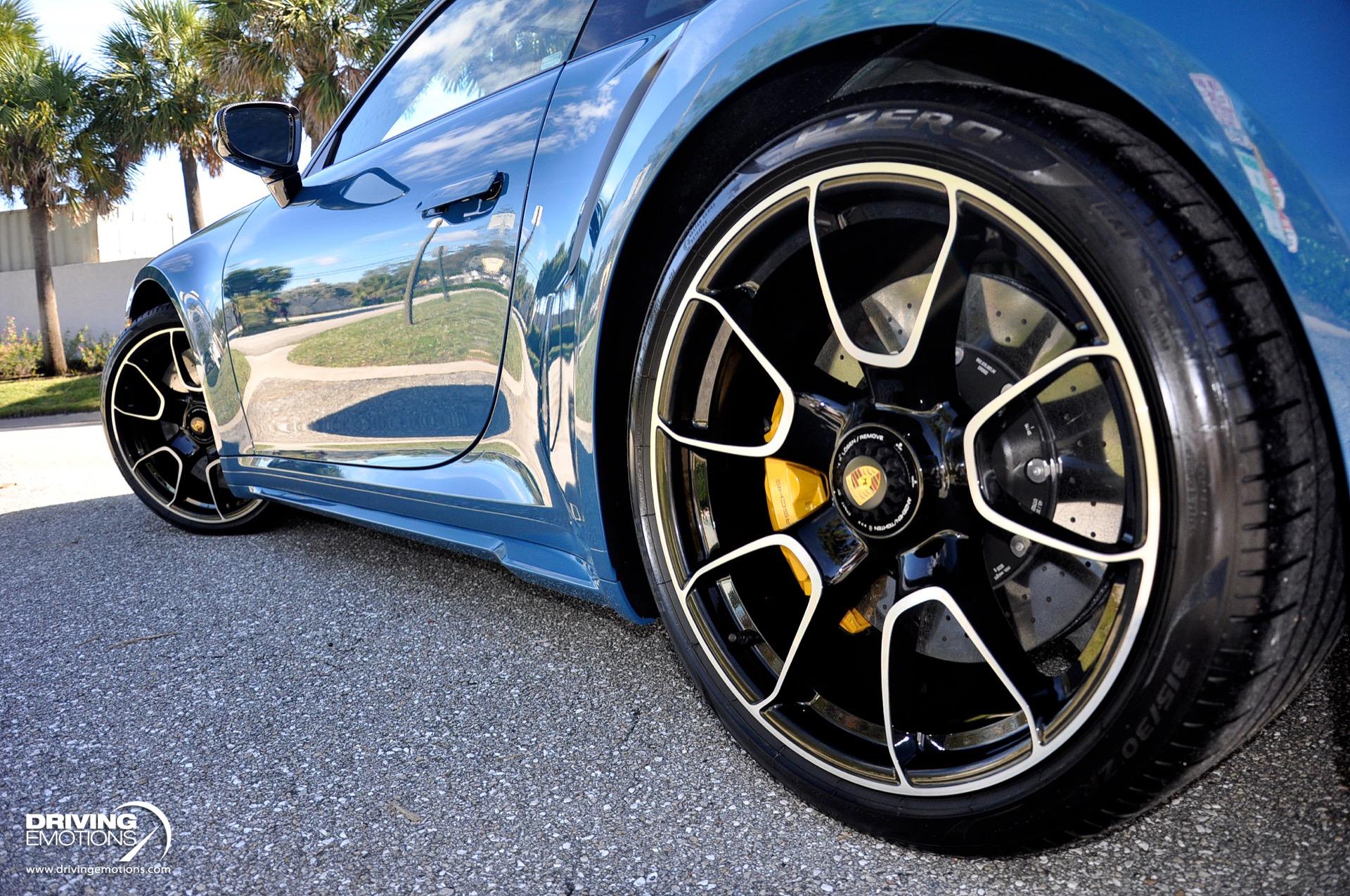 Used 2022 Porsche 911 Turbo S Coupe Turbo S PAINT TO SAMPLE OSLO BLUE! SPECIAL WISHES INTERIOR! RARE!! | Lake Park, FL